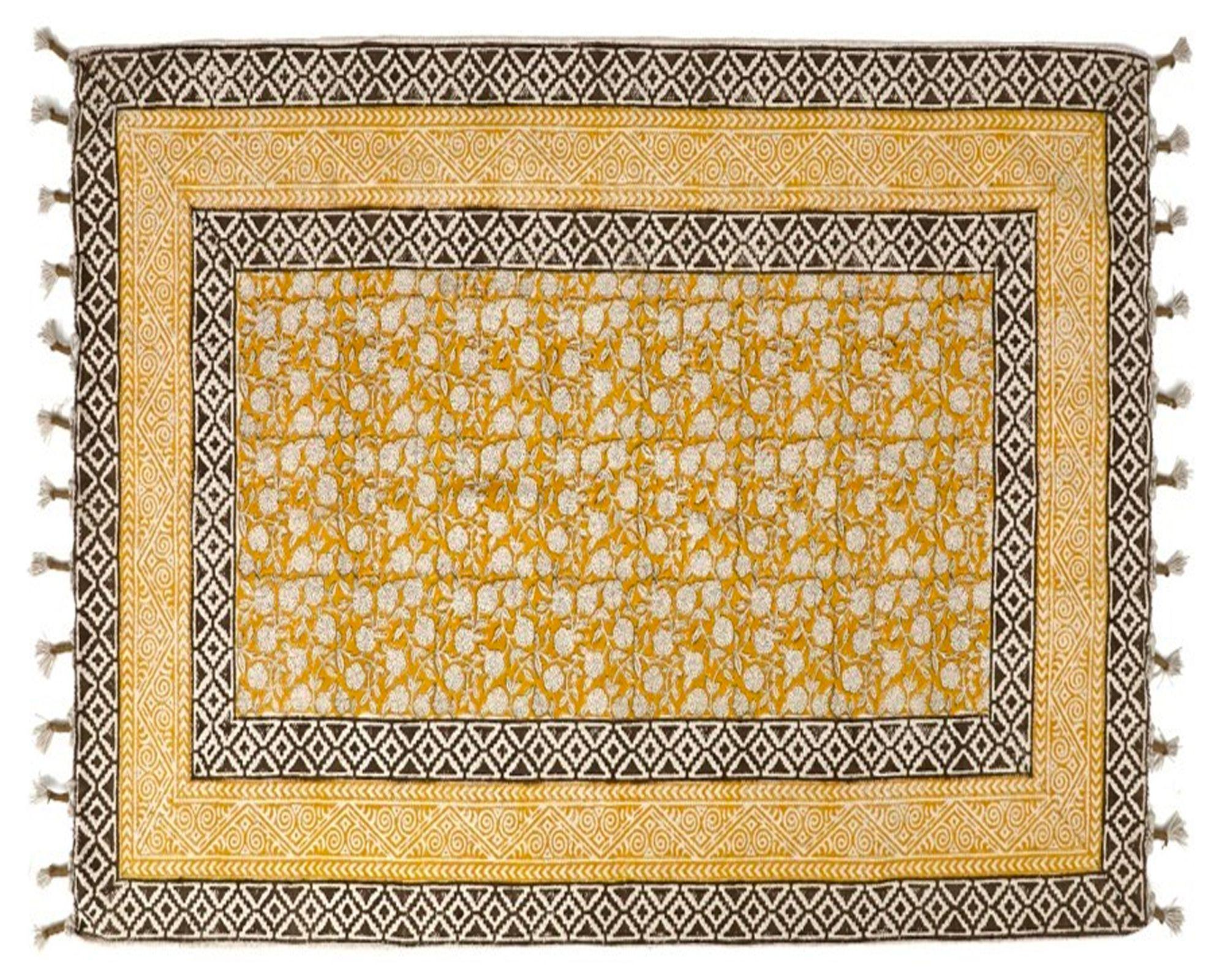 Alfombra 60x90 cm Block yellow-0