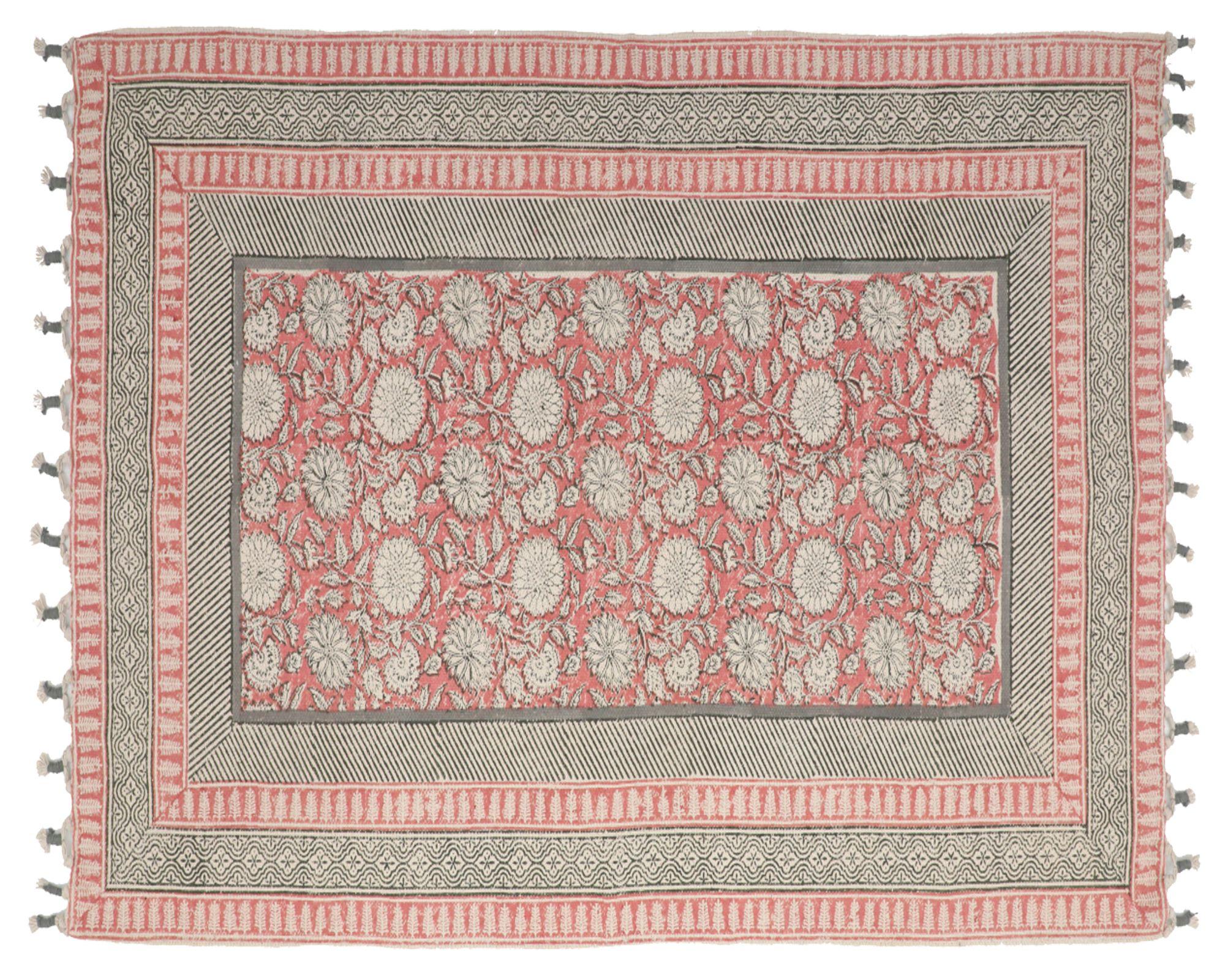 Alfombra 60x90 cm Block red-0