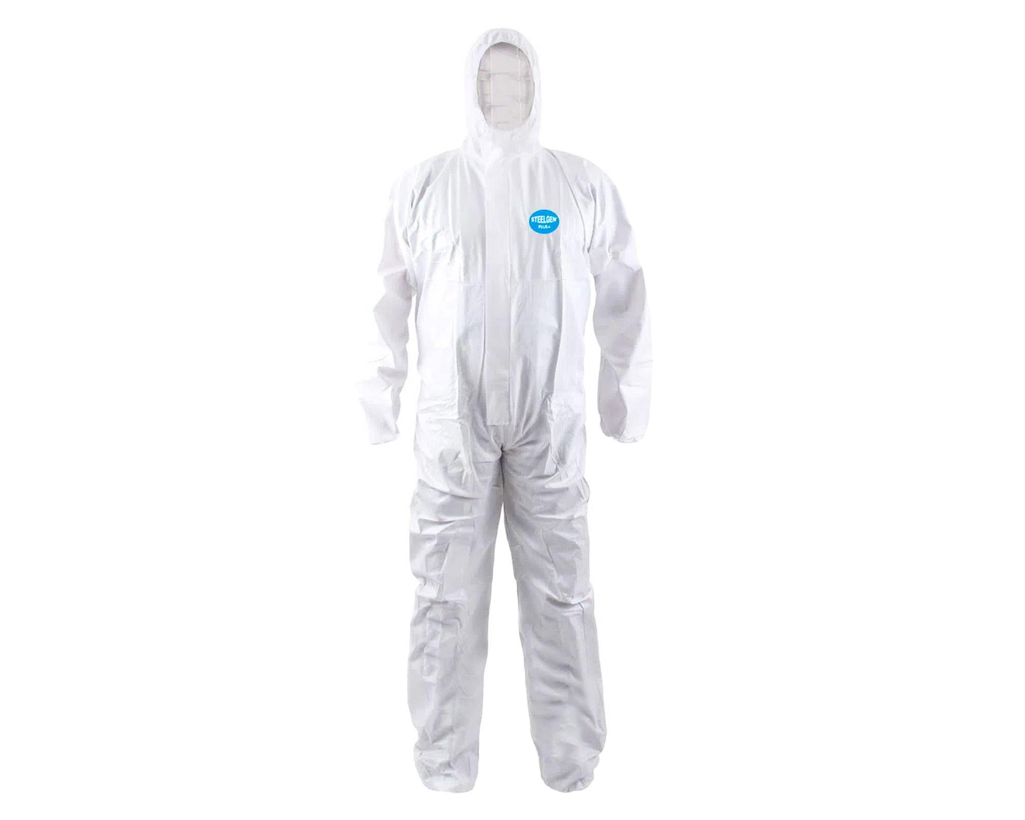 Buzo desechable Steelgen L blanco-0