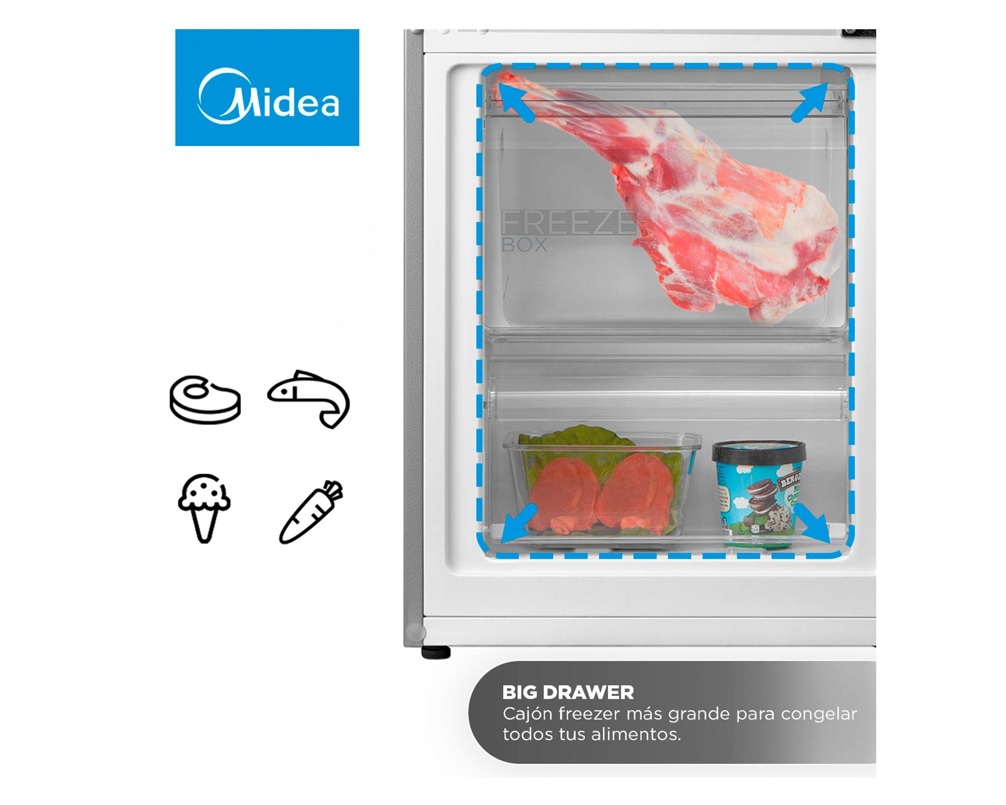 Refrigerador Bottom Freezer frío directo 259 litros silver-3