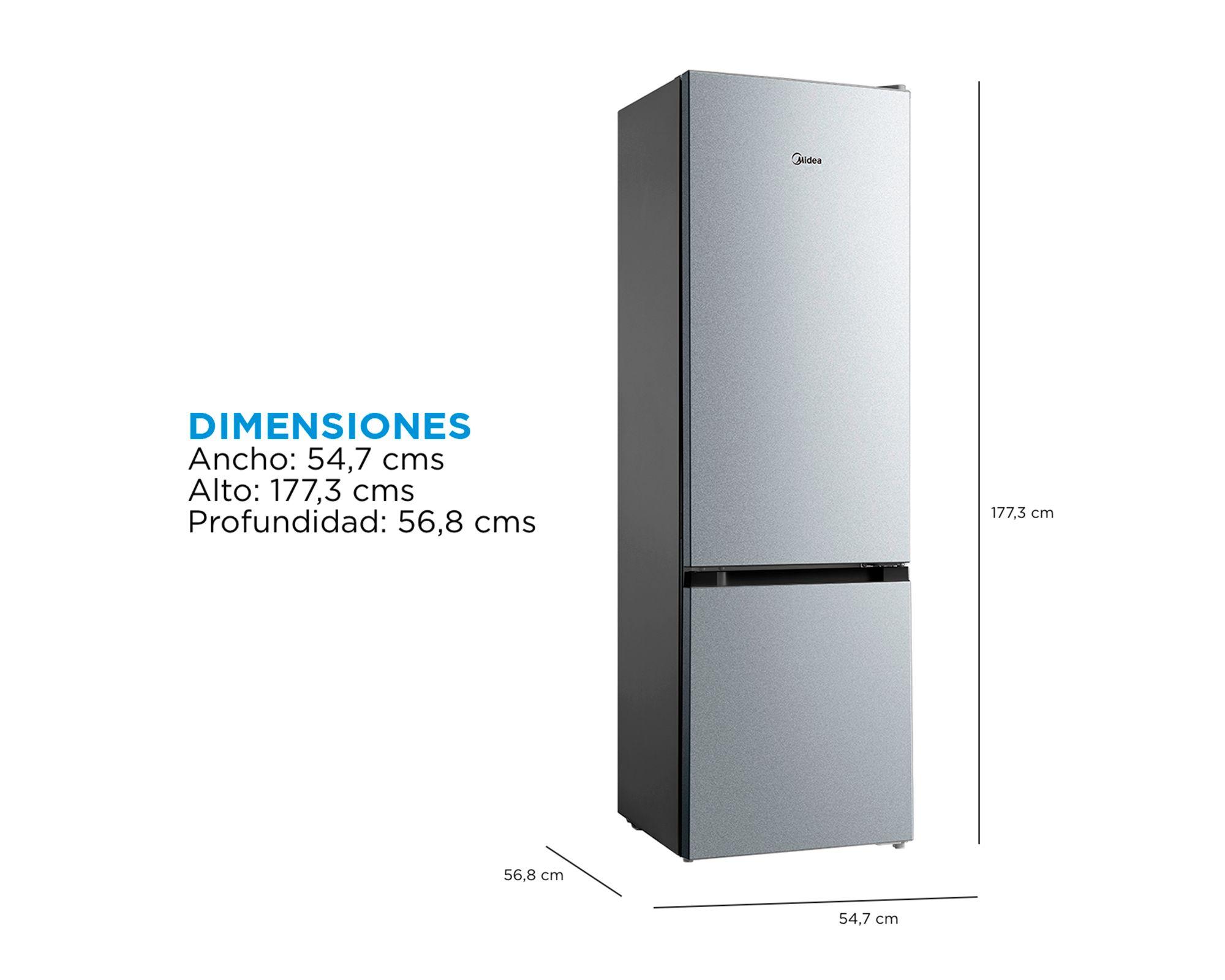 Refrigerador Bottom Freezer frío directo 259 litros silver-5