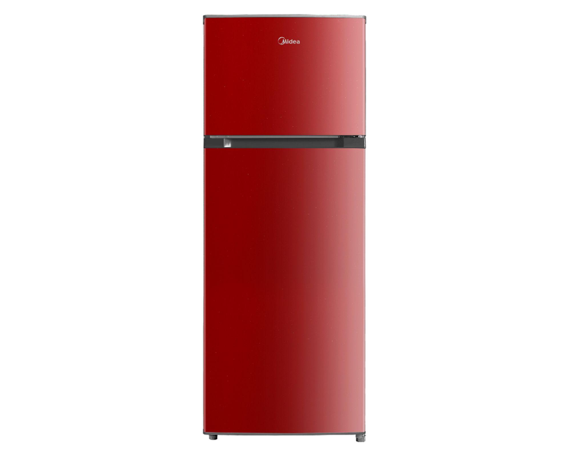 Refrigerador Top Mount frío directo 207 litros rojo-0
