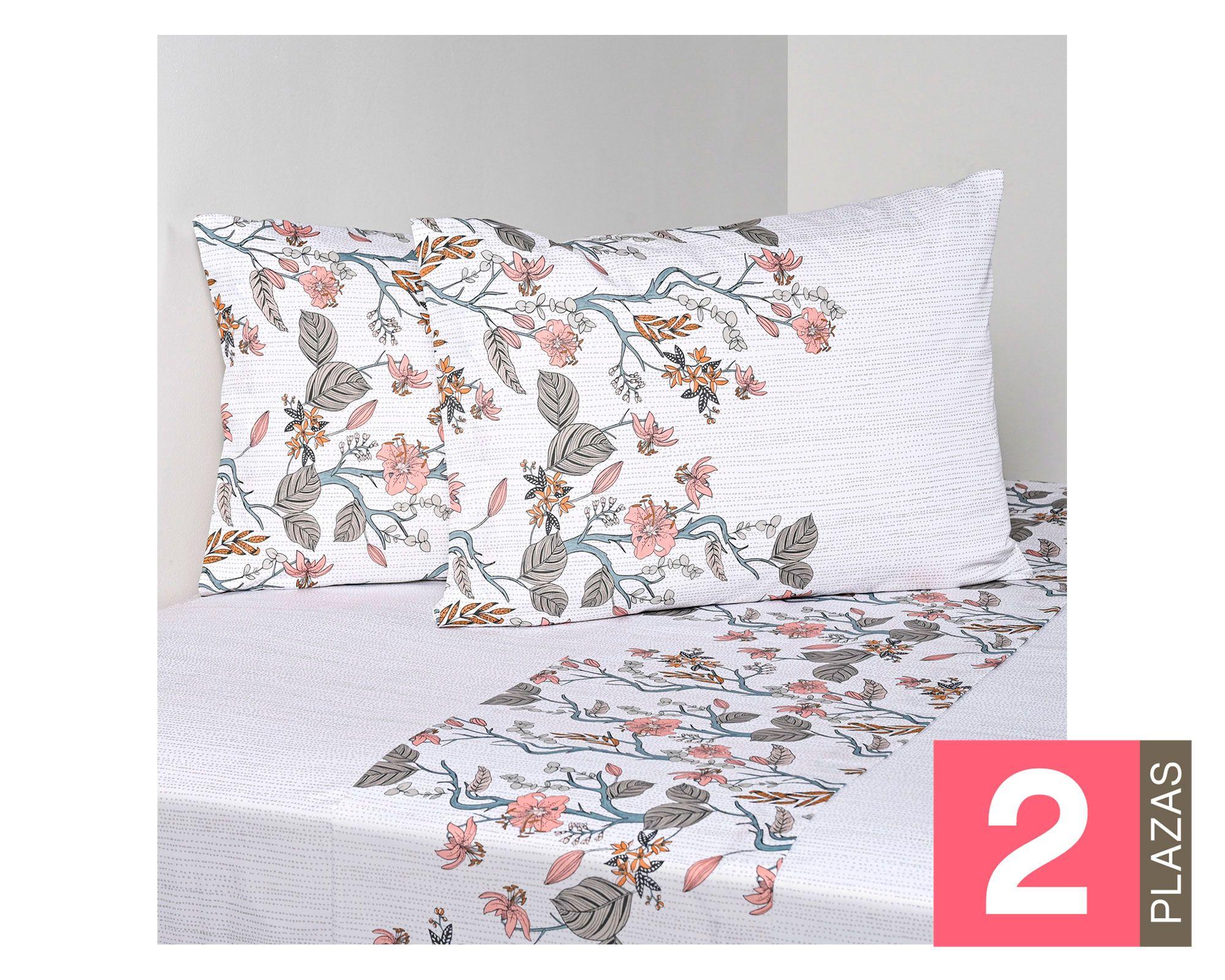 Sábanas 2 plazas 200 Hilos Estampado bluejay-3