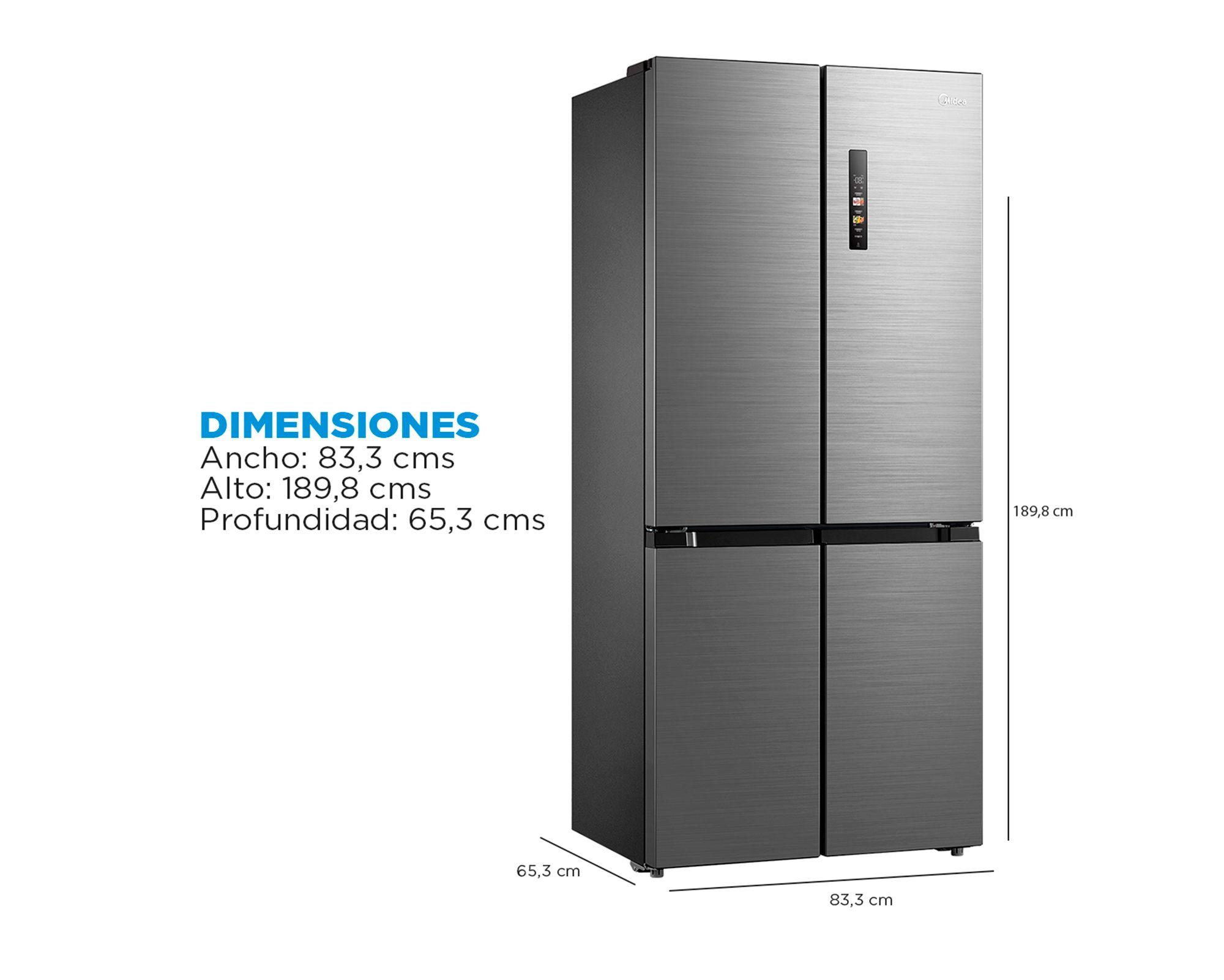 Refrigerador Side by Side no frost 474 litros silver-5