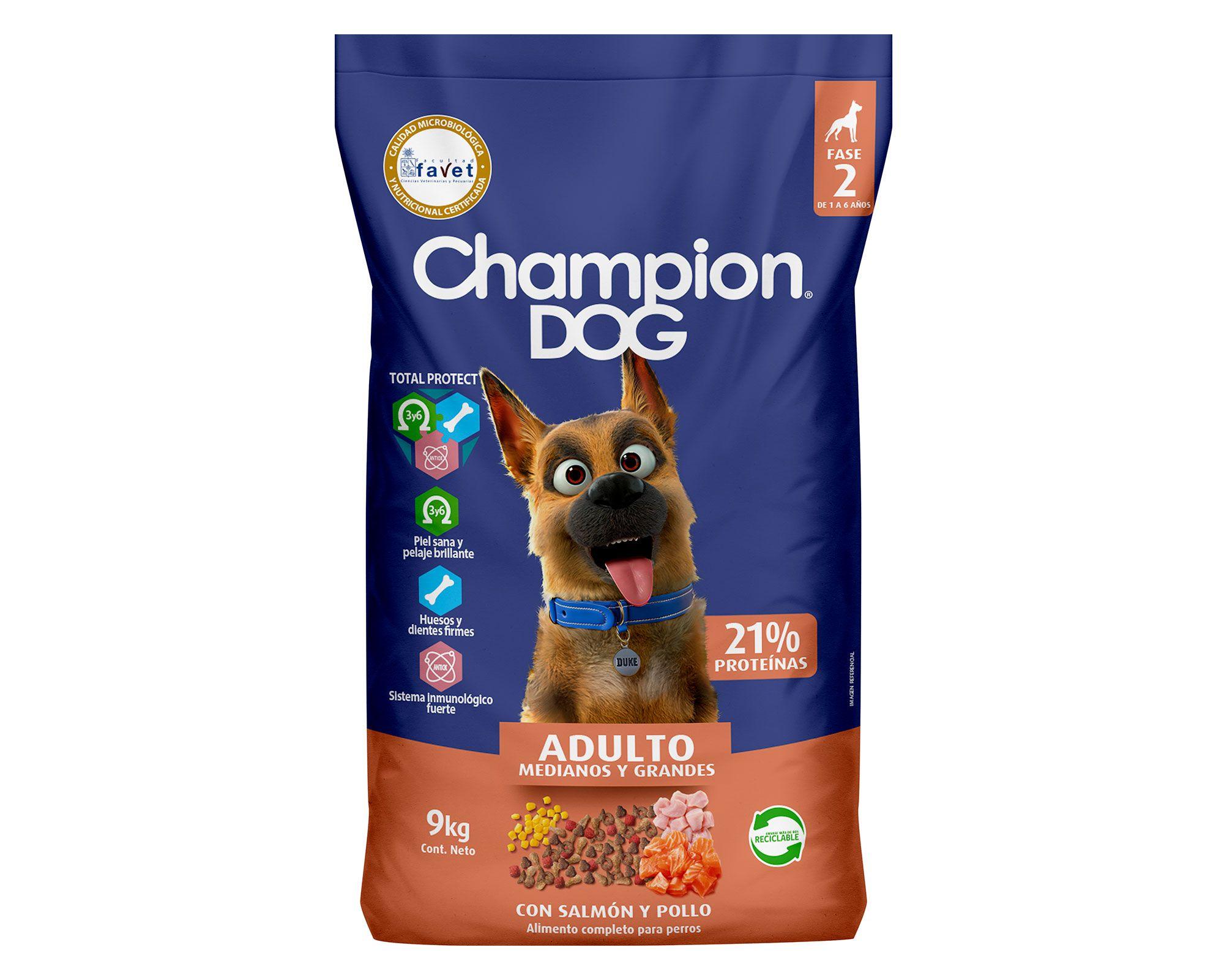 Alimento perro sabor Salmón y pollo 9 kg-0