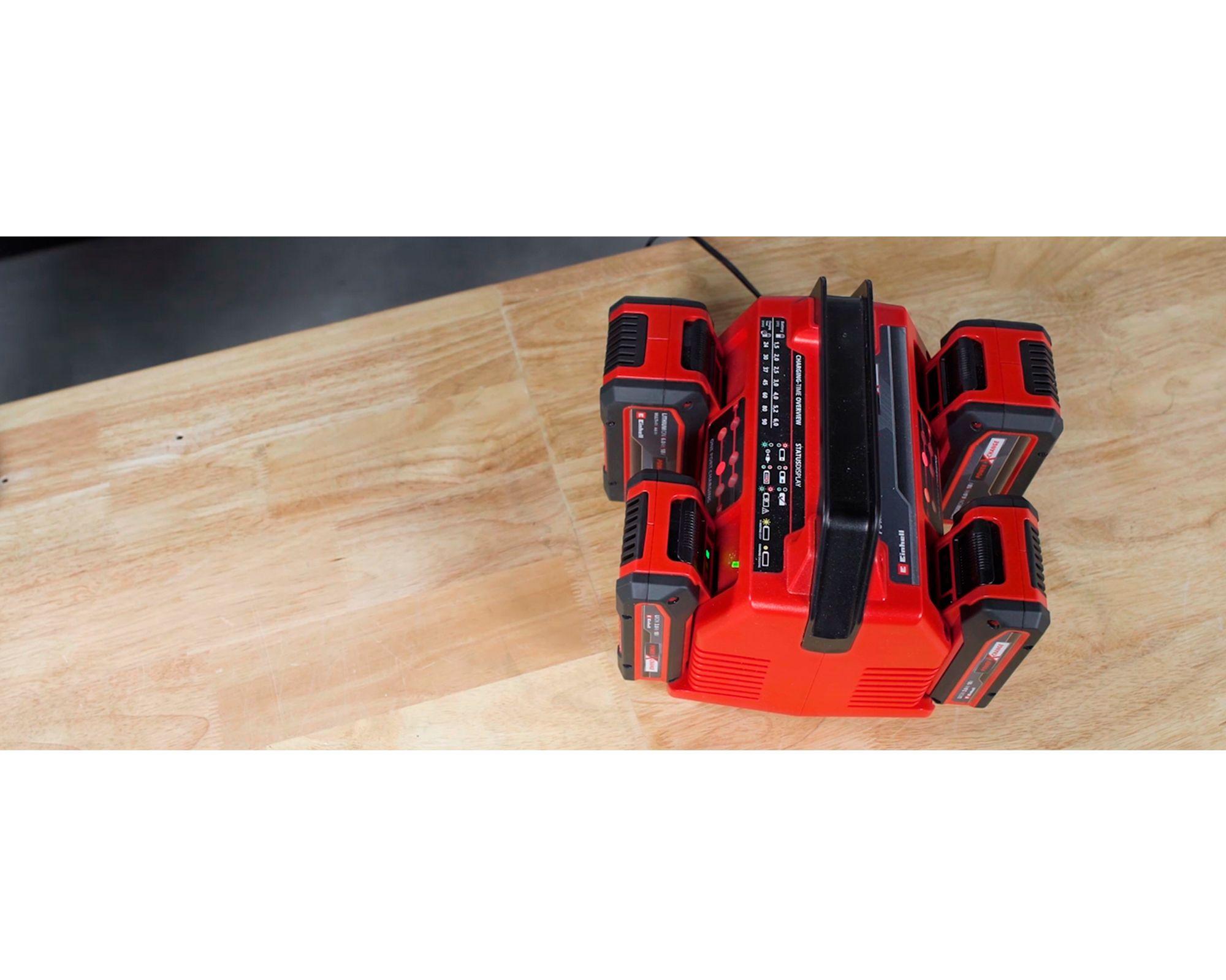 Cargador 4 baterías 2x2 Power X-Quattrocharger 4.0 Ah 18V-5