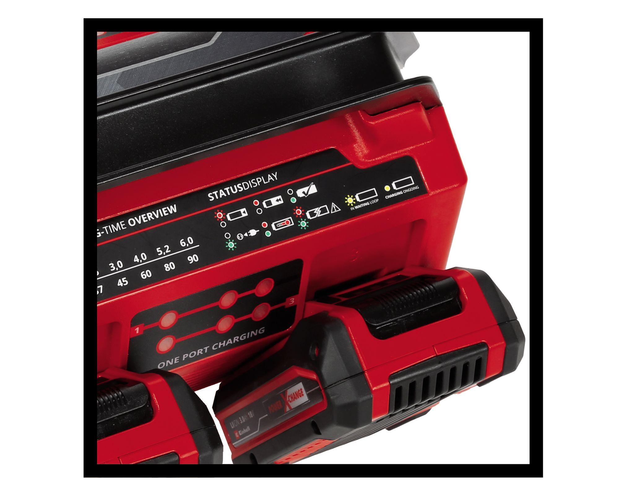 Cargador 4 baterías 2x2 Power X-Quattrocharger 4.0 Ah 18V-2