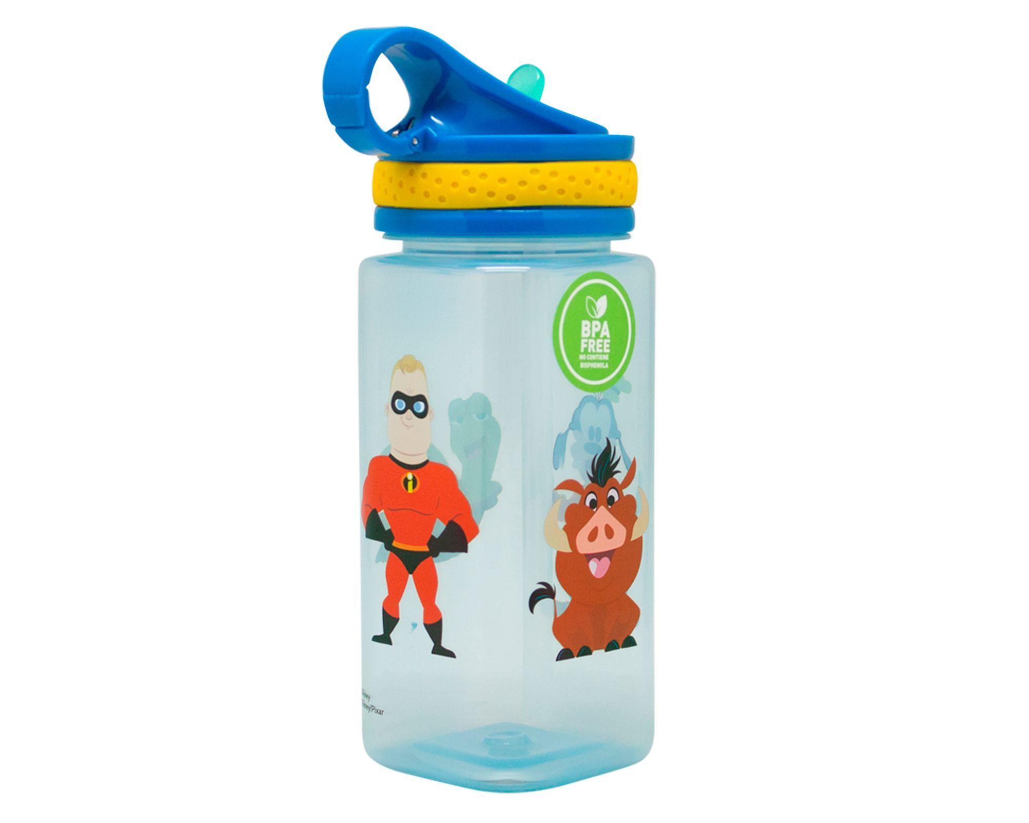 Botella cuadrada Disney 100 diseños 500 ml-1