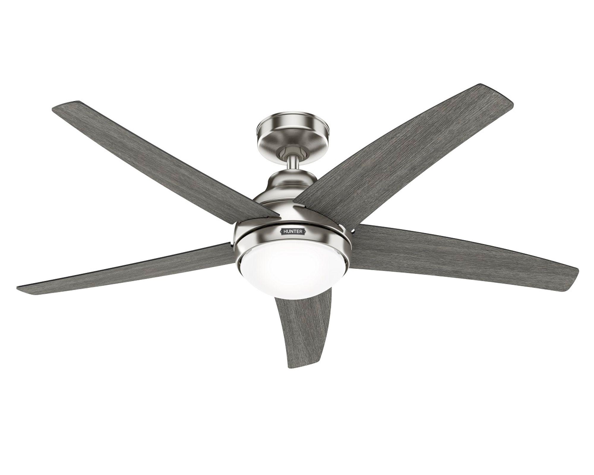 Ventilador techo 132 cm 45W Bernard roble gris-0