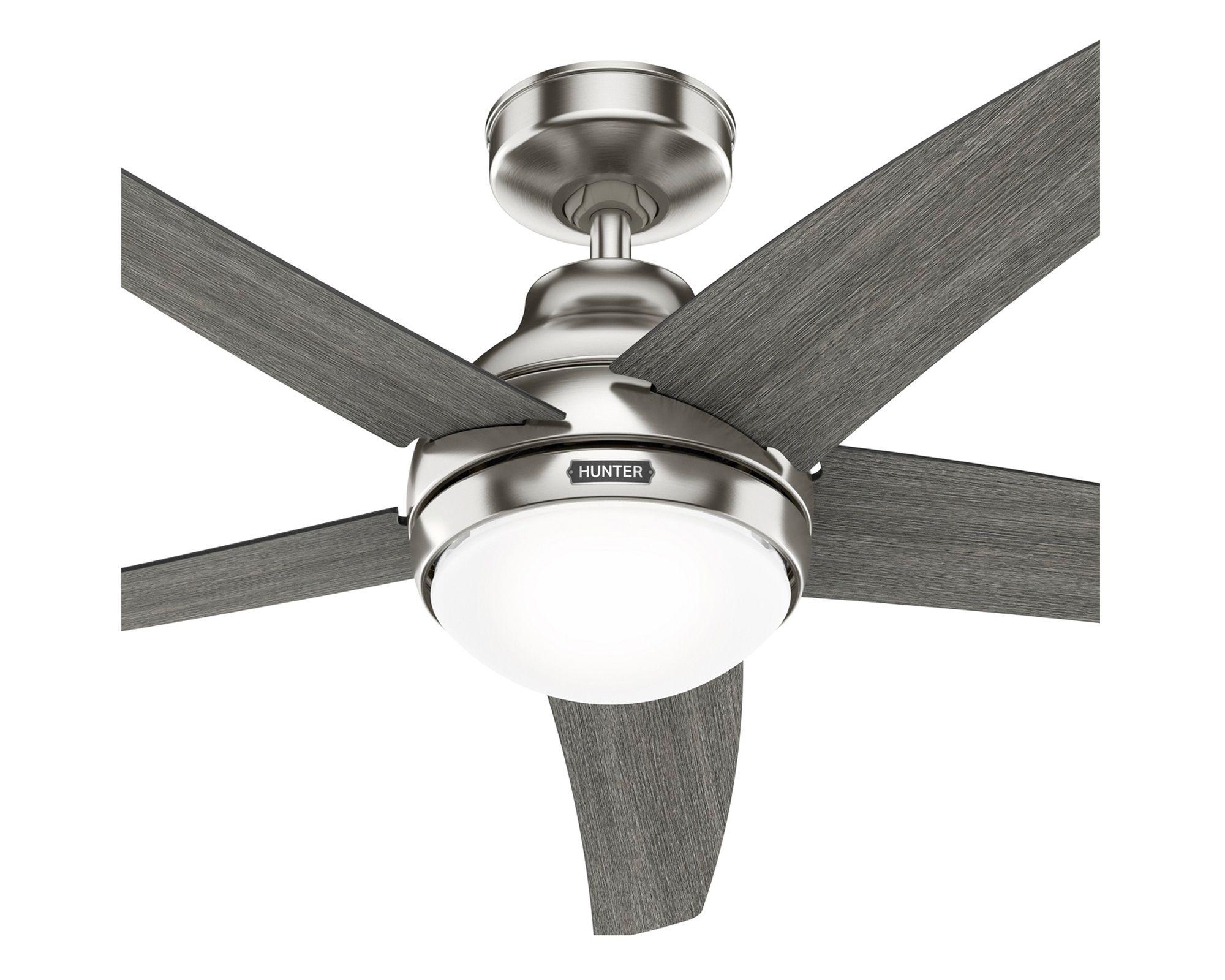 Ventilador techo 132 cm 45W Bernard roble gris-1