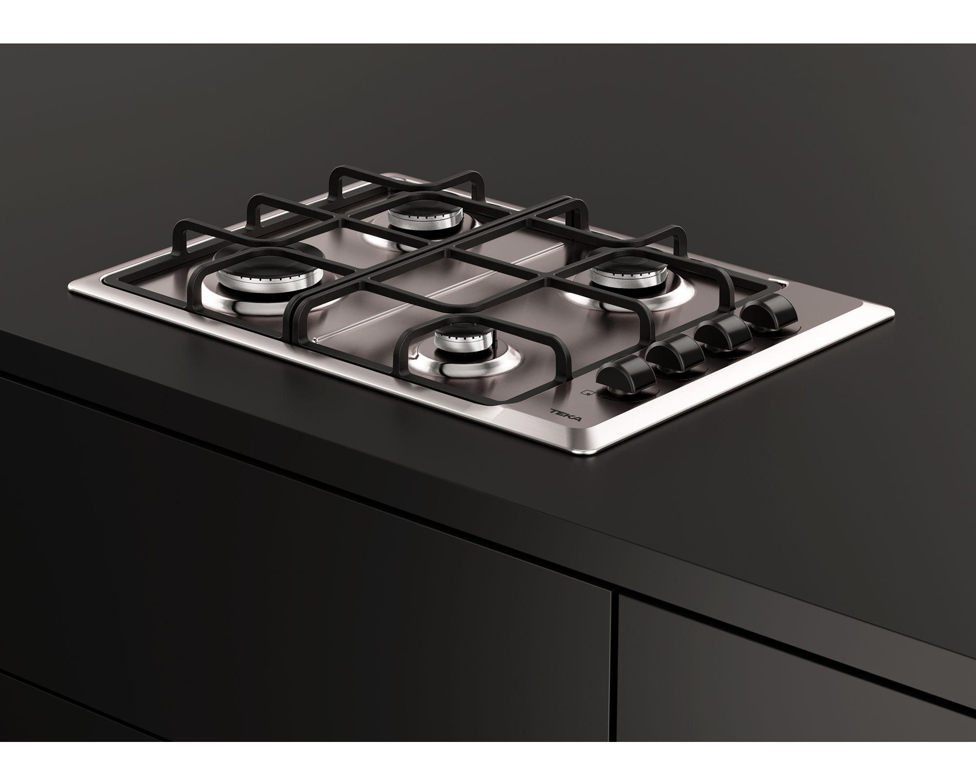 Encimera a gas 4 quemadores HLX540 KBB0C IX inox-4