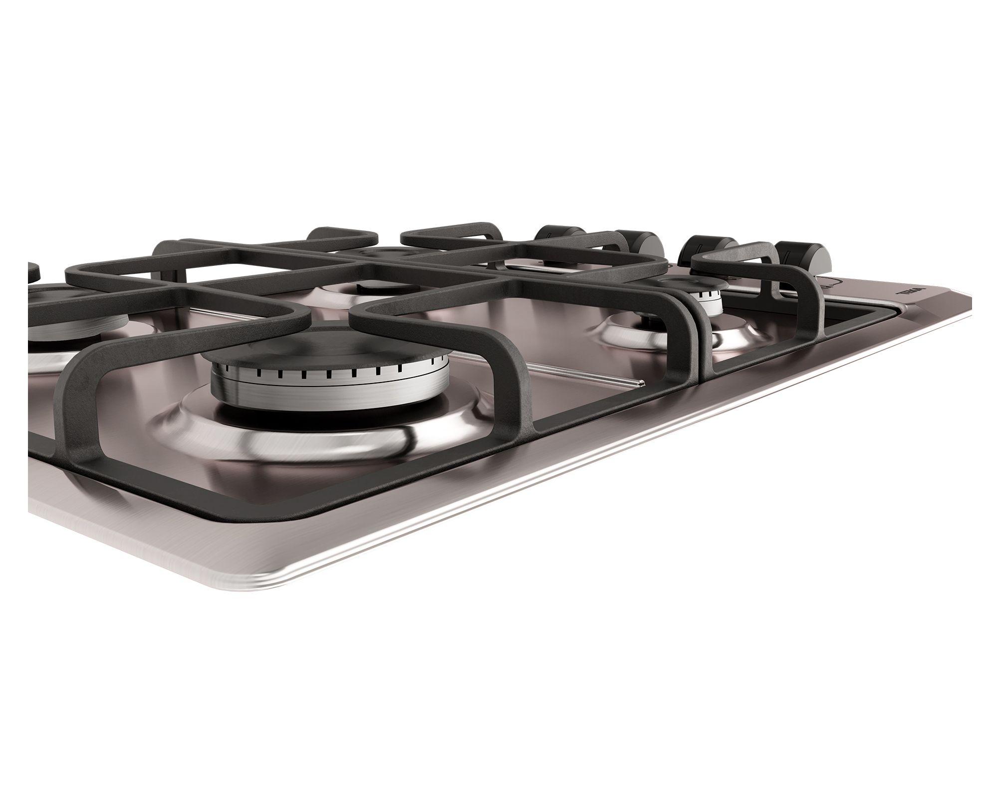 Encimera a gas 4 quemadores HLX540 KBB0C IX inox-3