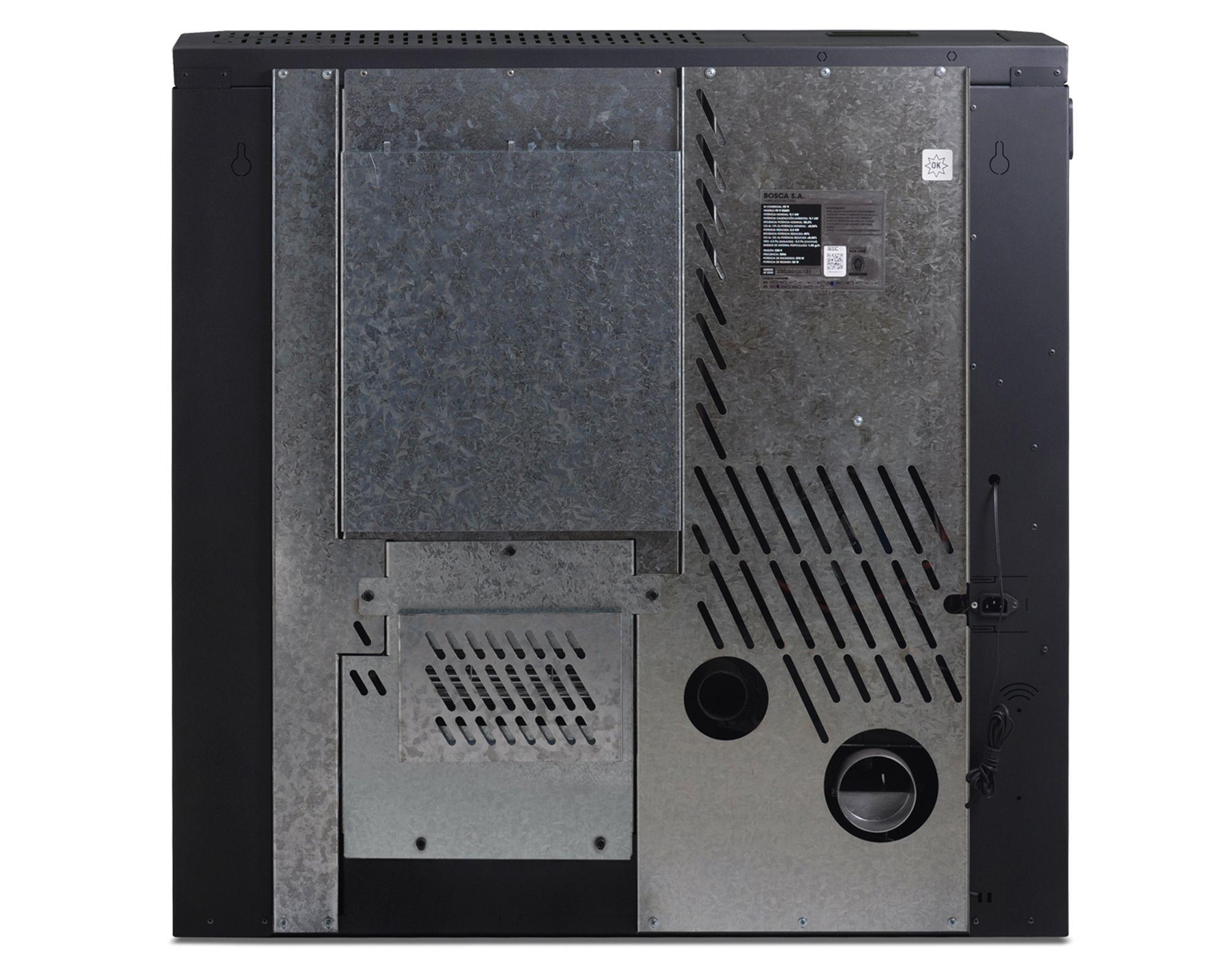 Estufa a pellet de pasillo 9100W Fit 9 burdeo-2