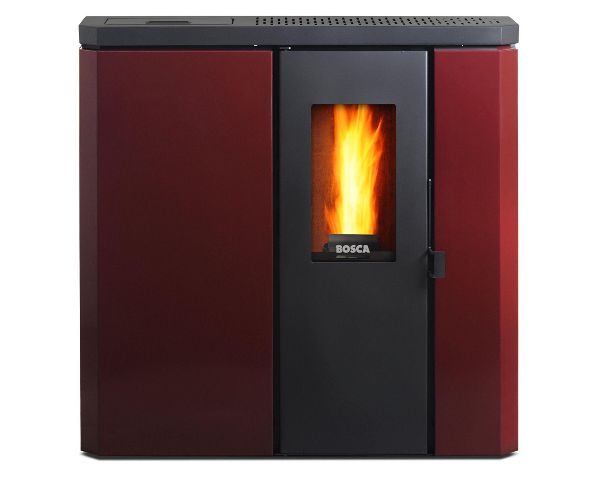 Estufa a pellet de pasillo 9100W Fit 9 burdeo-0