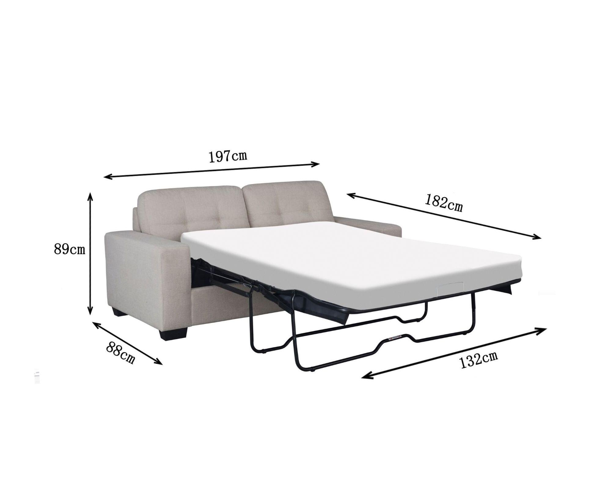Sofá cama Morgana beige-7