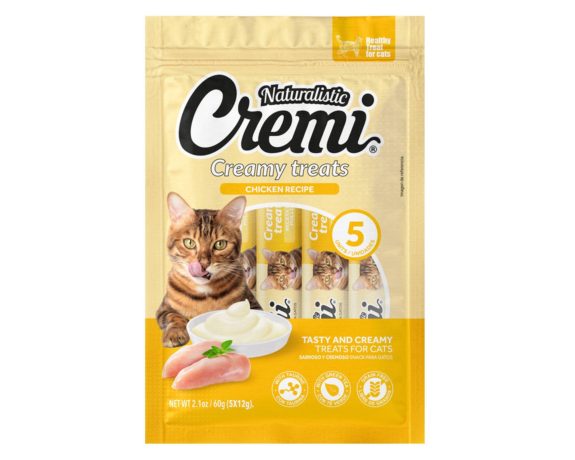 Snack gato 60 g Cremi pollo-0
