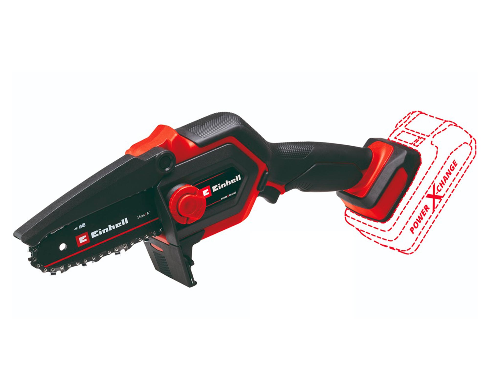 Sierra podadora GE-PS 18/15 Li BL-Solo + batería 4.0 Ah + cargador-0