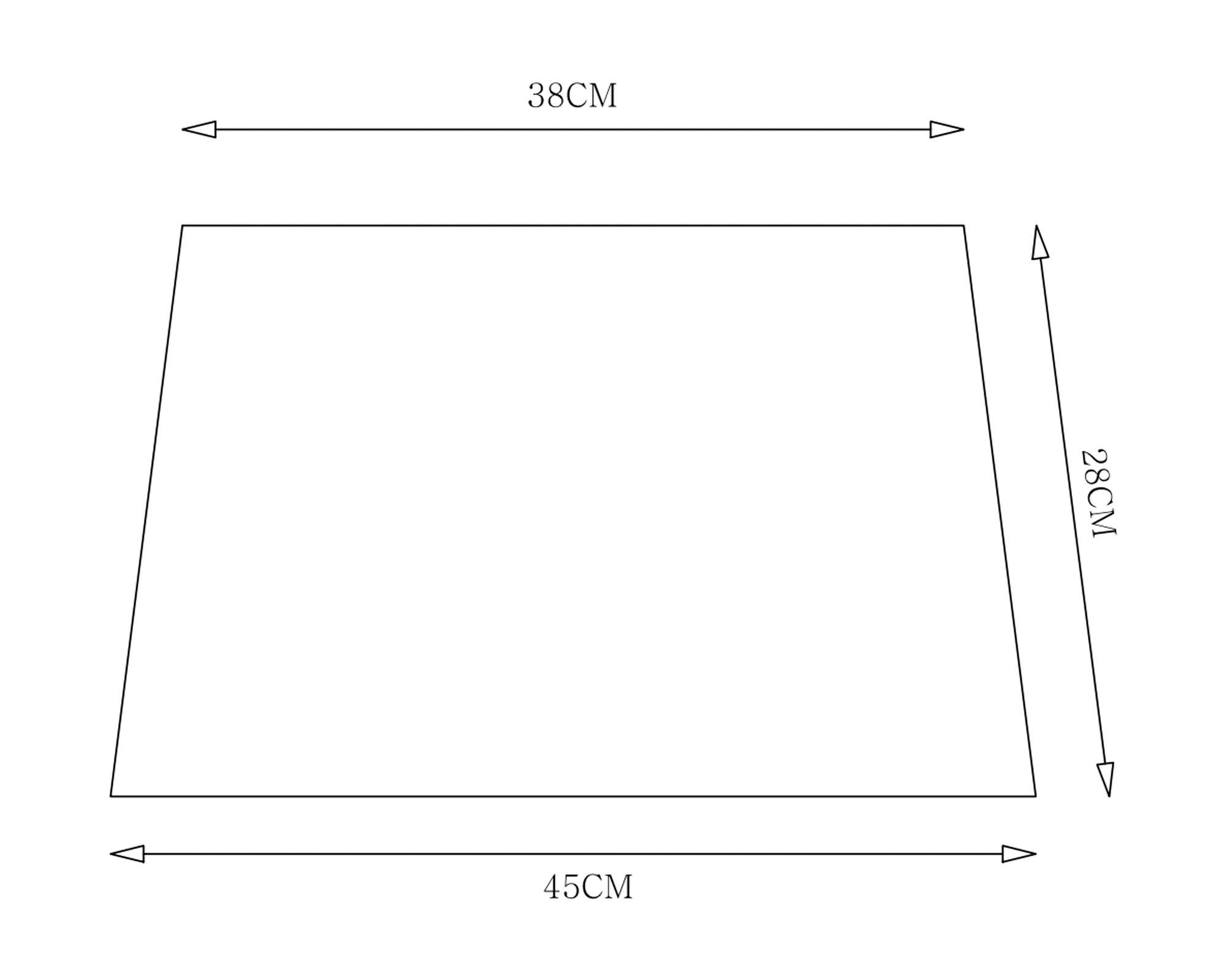 Pantalla lámpara blanco 45 cm-1
