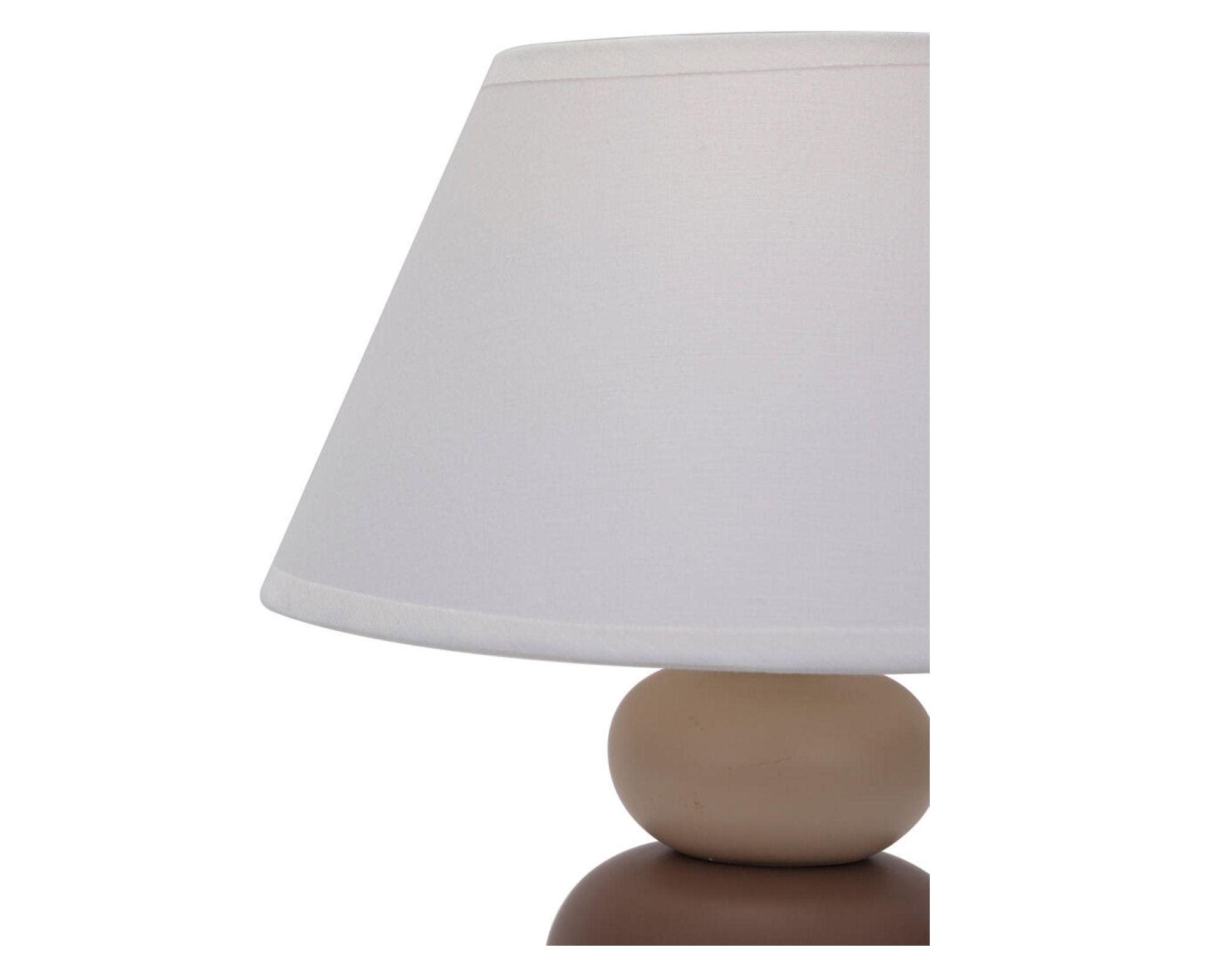 Lámpara sobremesa E27 1L 2 unidades taupe-2