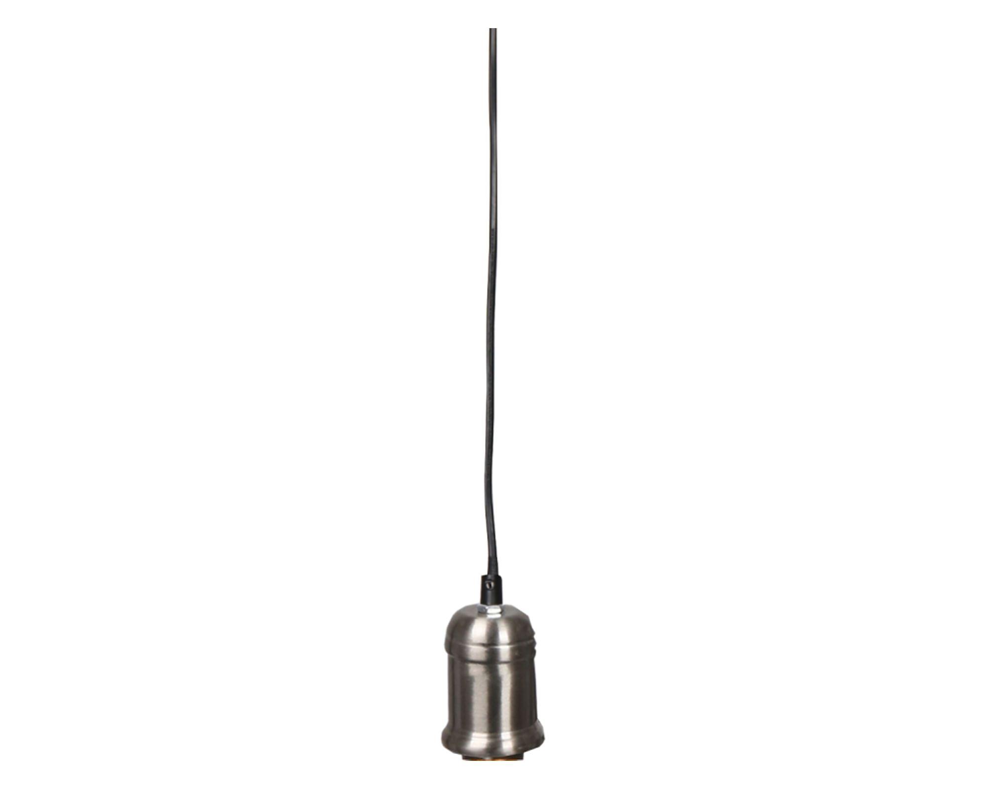 Lámpara colgar Base silver E27 1L-4