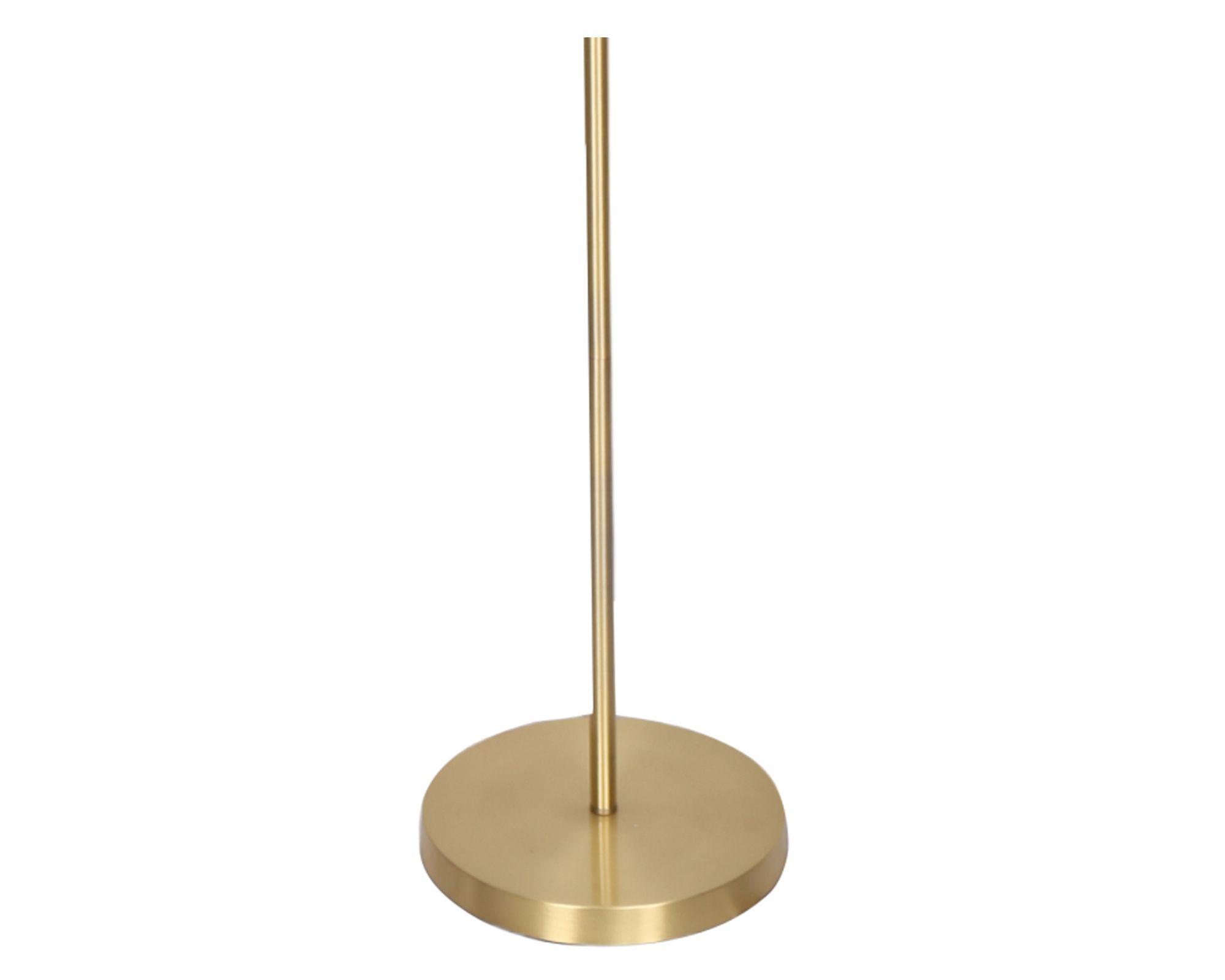 Lámpara pie Base dorado E27 1L-2
