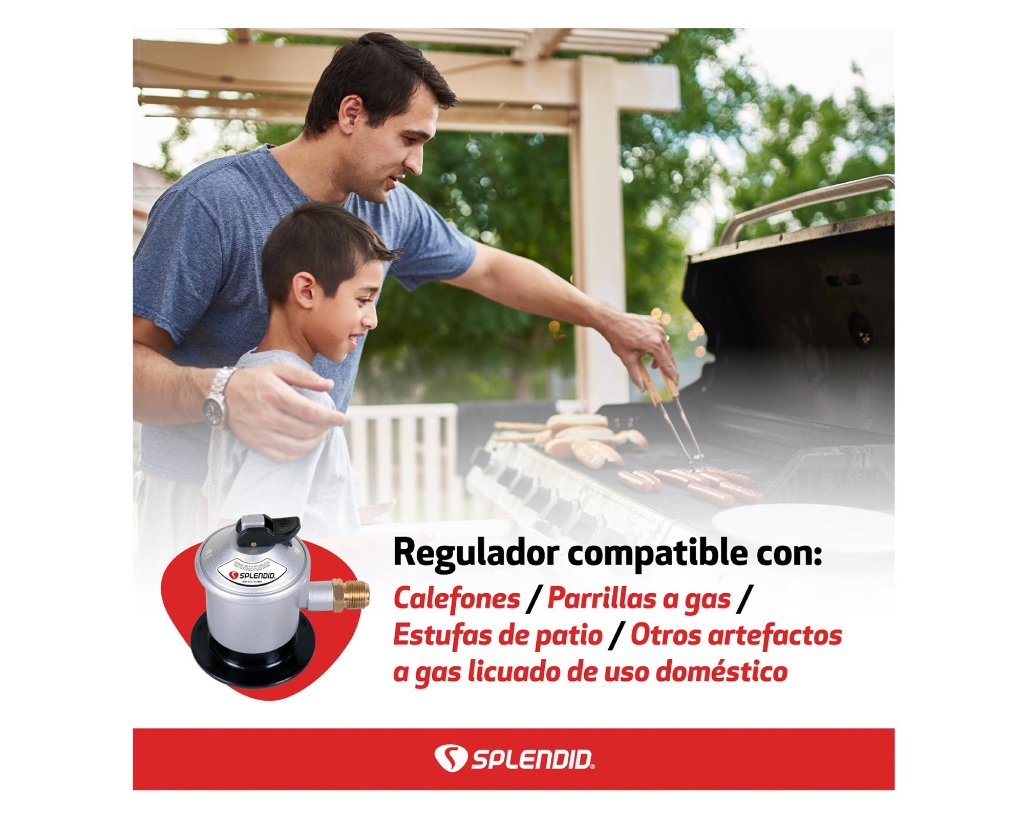 Regulador de gas licuado 3/8"-2