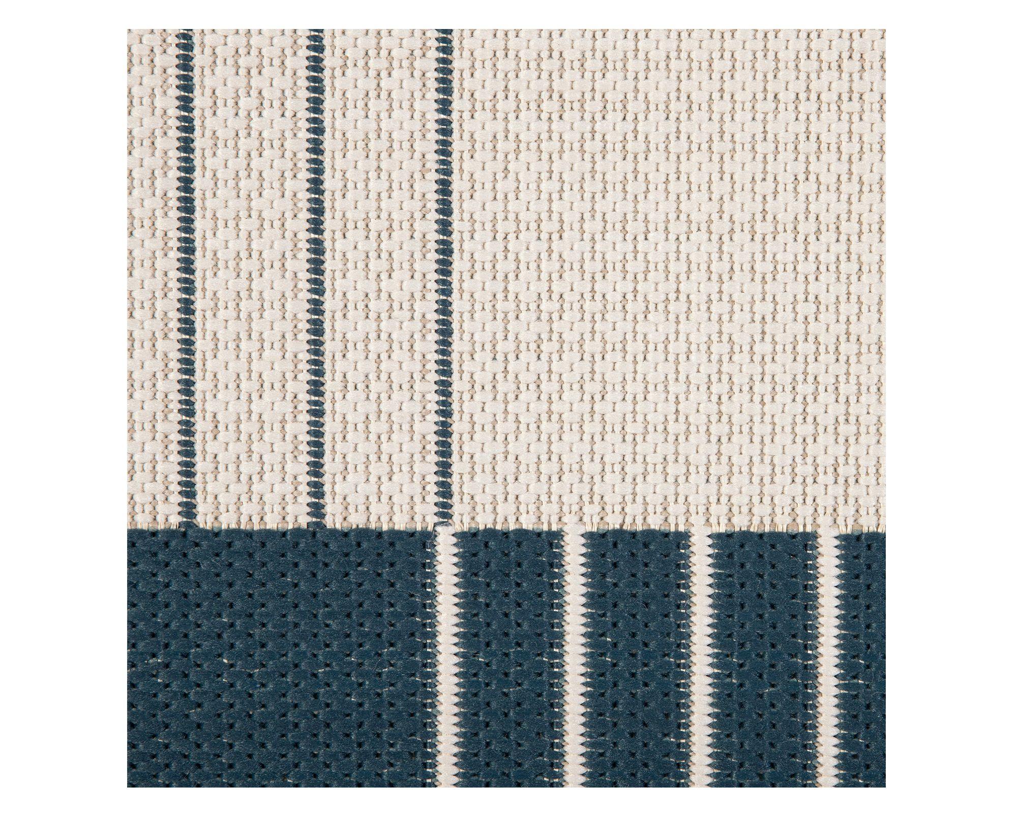 Alfombra living-comedor 200x250 cm Trend geométrico azul-1