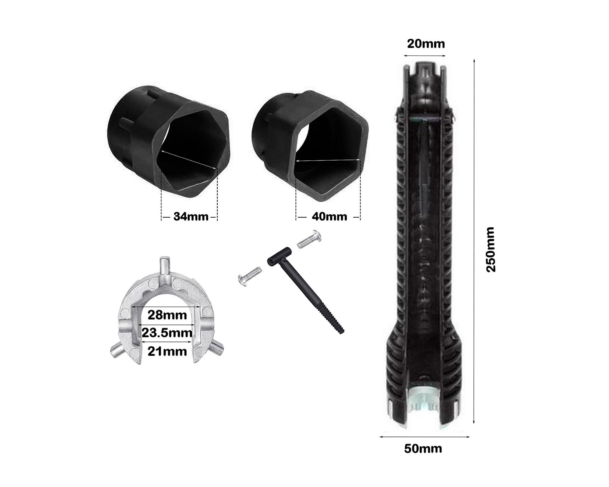 Llave Multiuso grifería 8 en 1-3