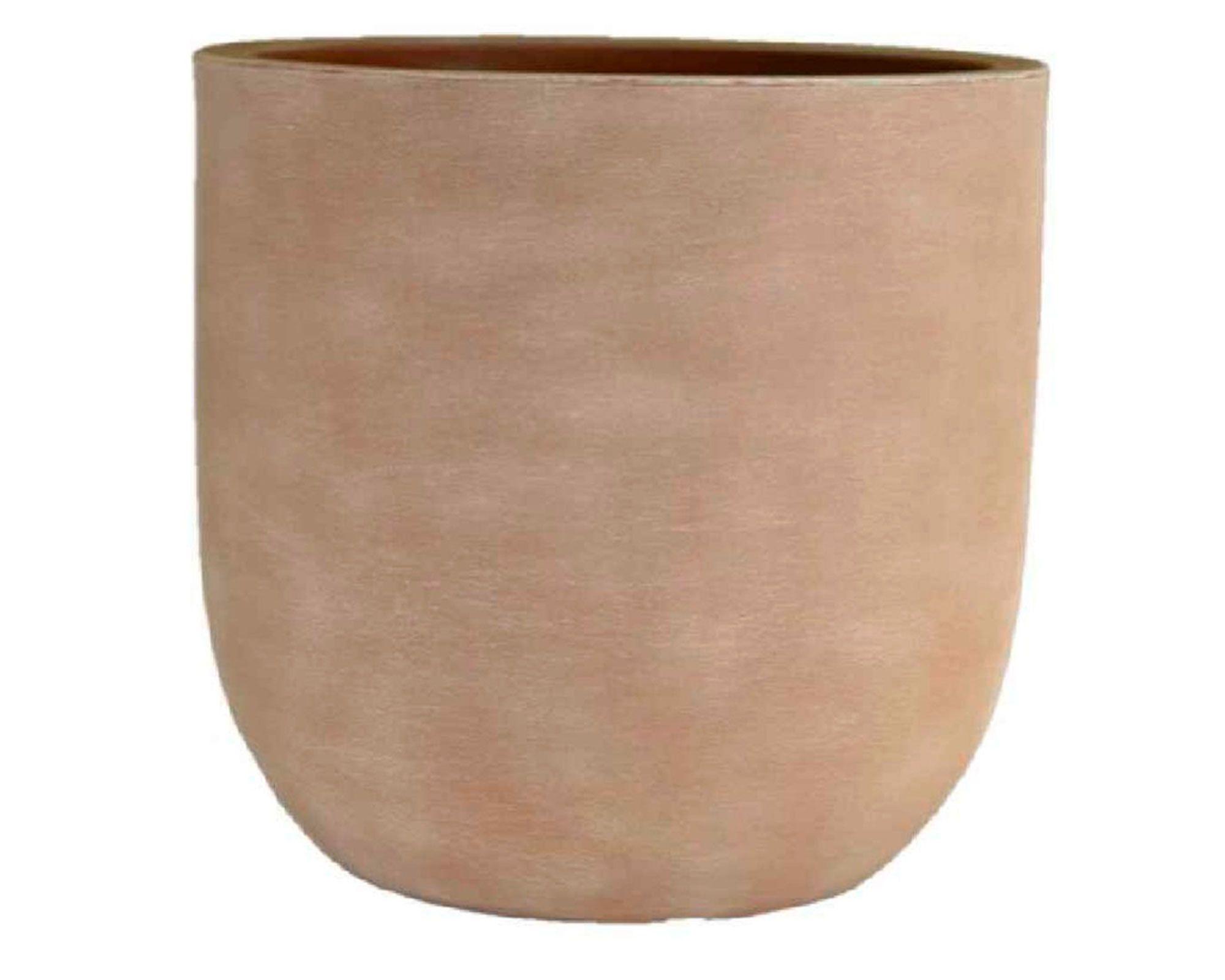 Macetero 33 cm ovalado arena Muna-0