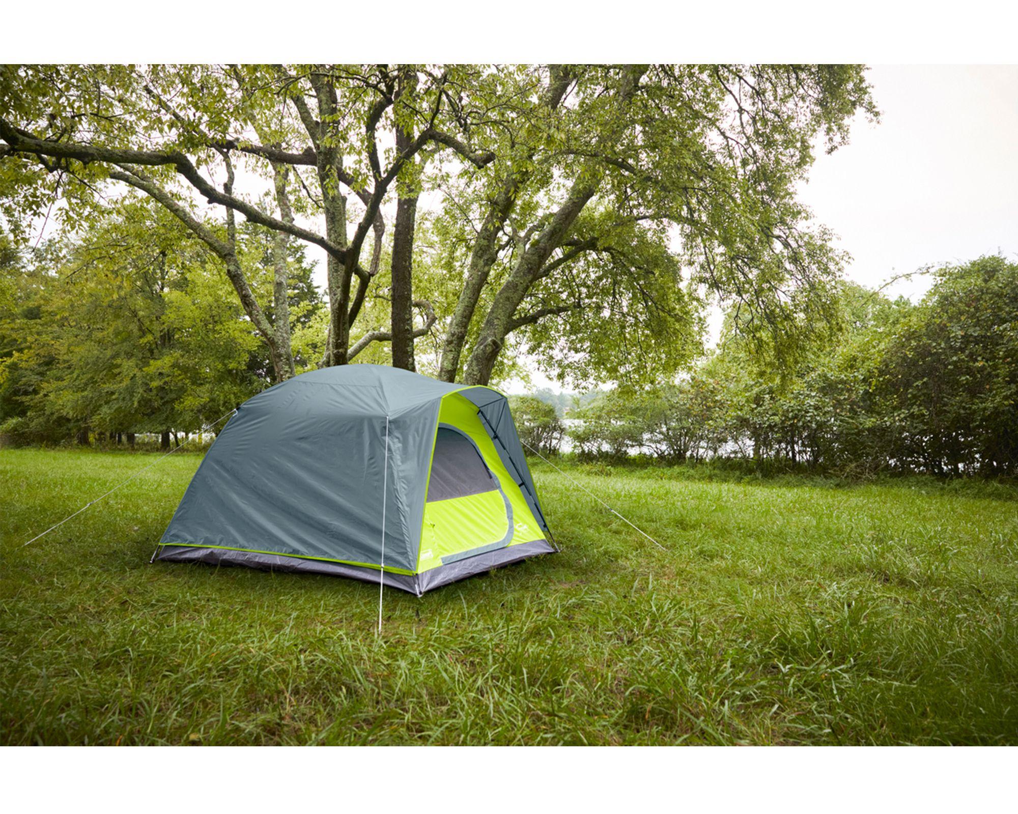 Carpa 4 personas Amazonia verde/gris-2