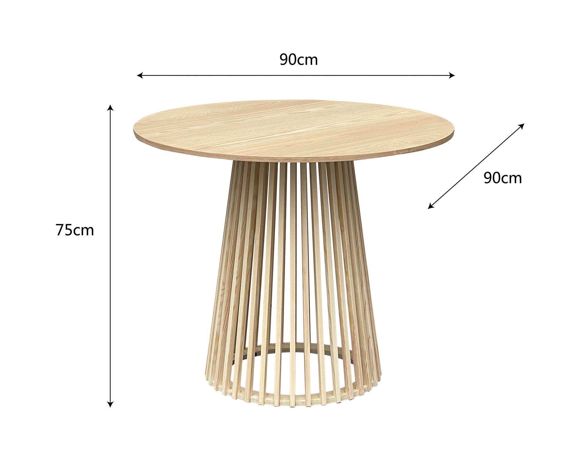 Mesa Ibai natural 75x90x90 cm-4