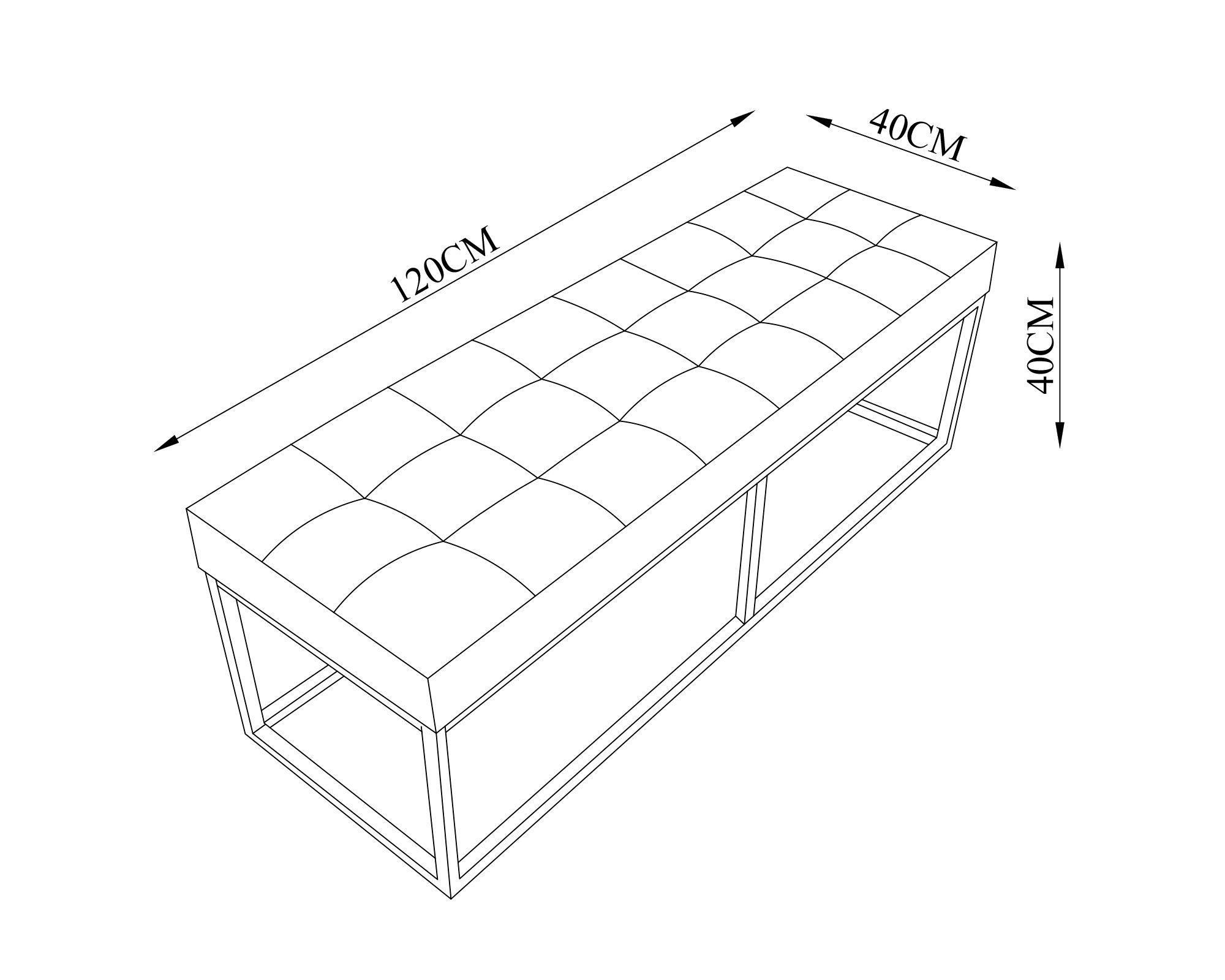 Banqueta 120 cm gris-3