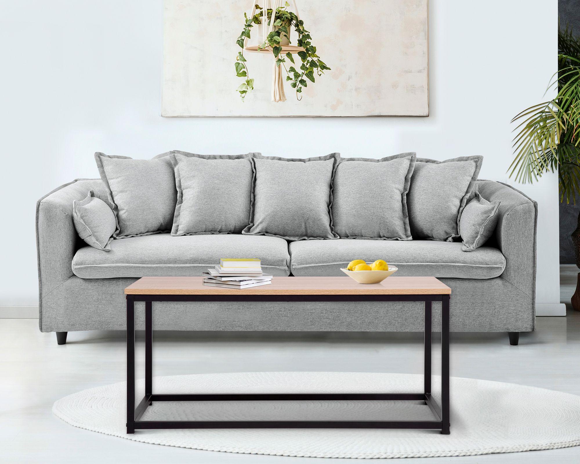 Mesa centro Bianca 40x90x48 cm-6