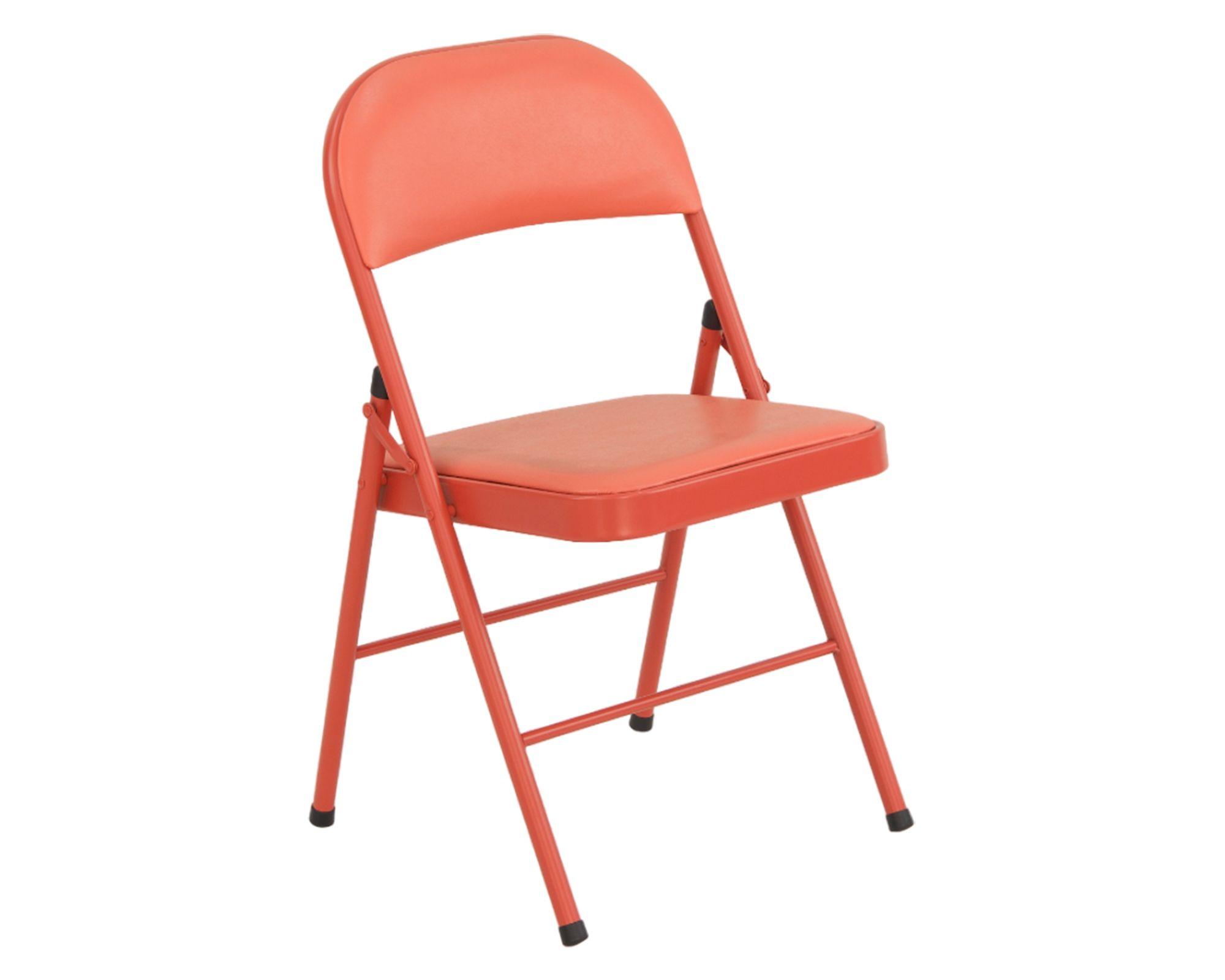 Silla plegable terracota-0