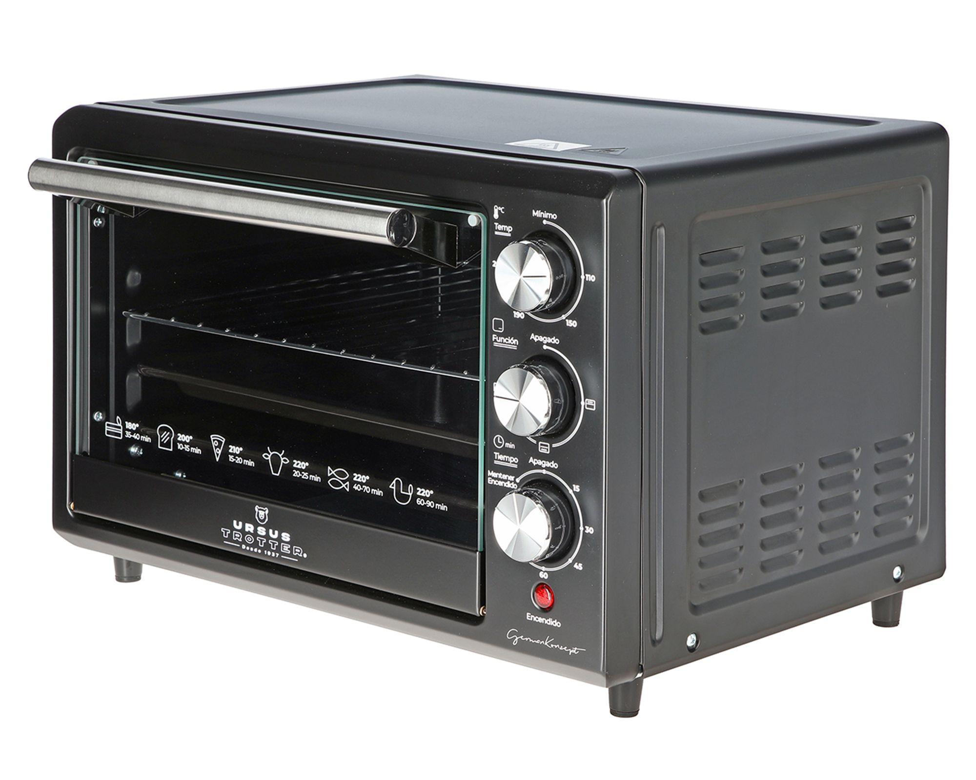 Horno eléctrico UT-BACKOFEN PRO-B negro 25 litros-2
