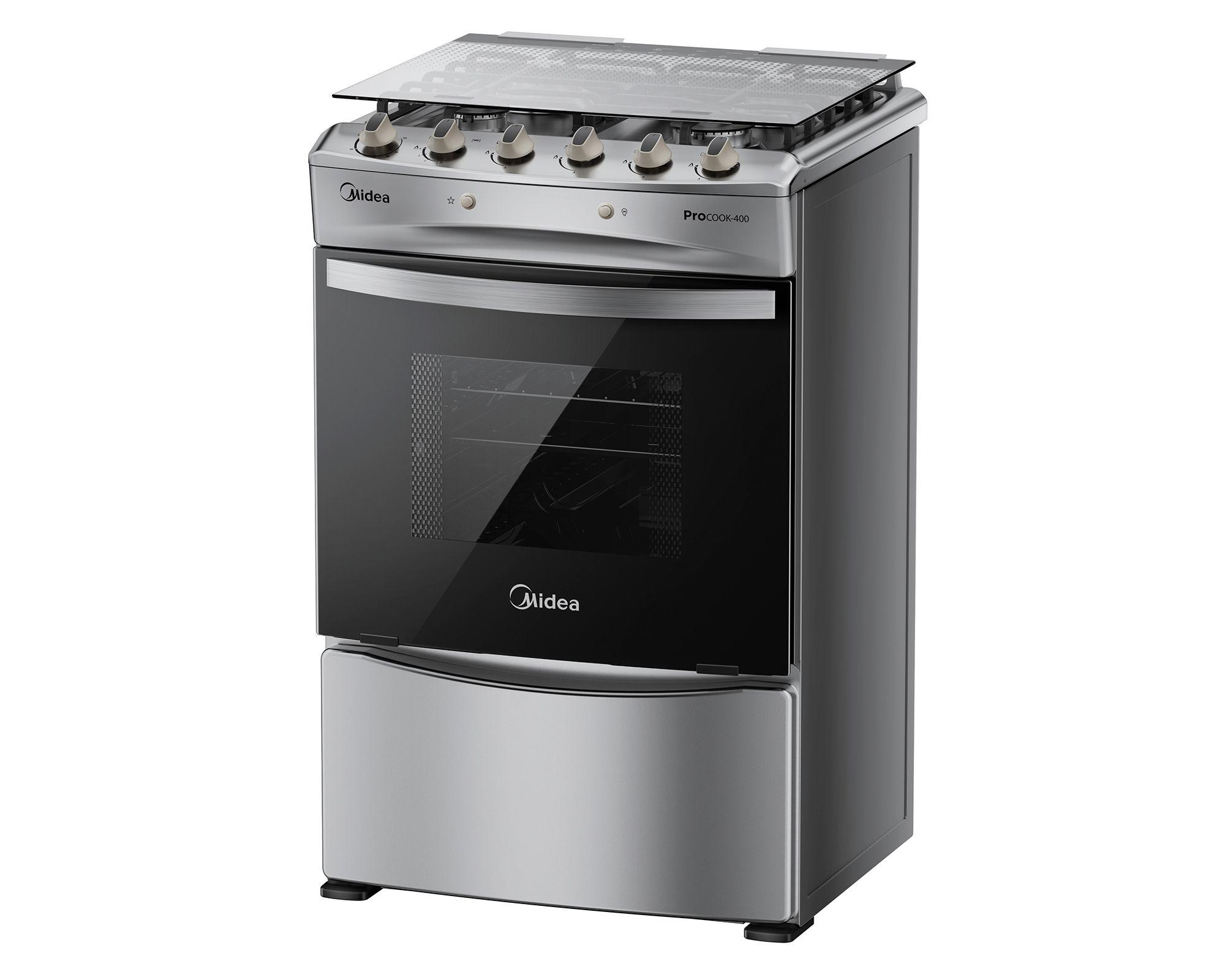 Cocina MCG-4QPI24NS 4 quemadores Midea-2