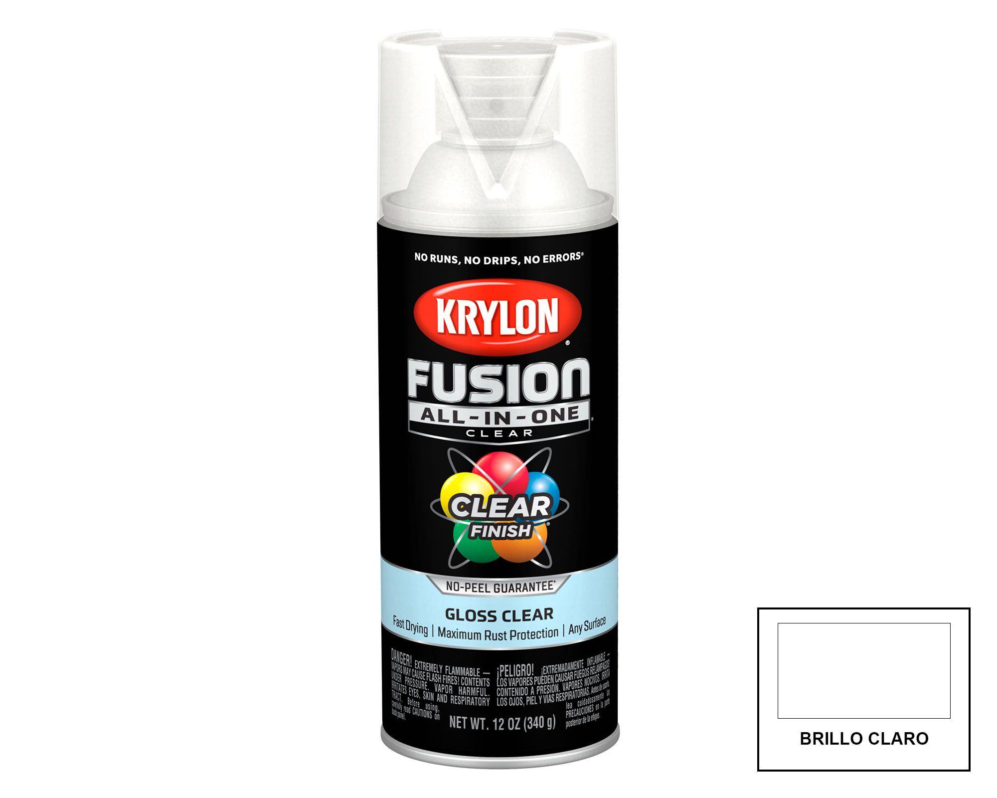 Pintura en spray Fusión Gloss clear finish 340 ml-6