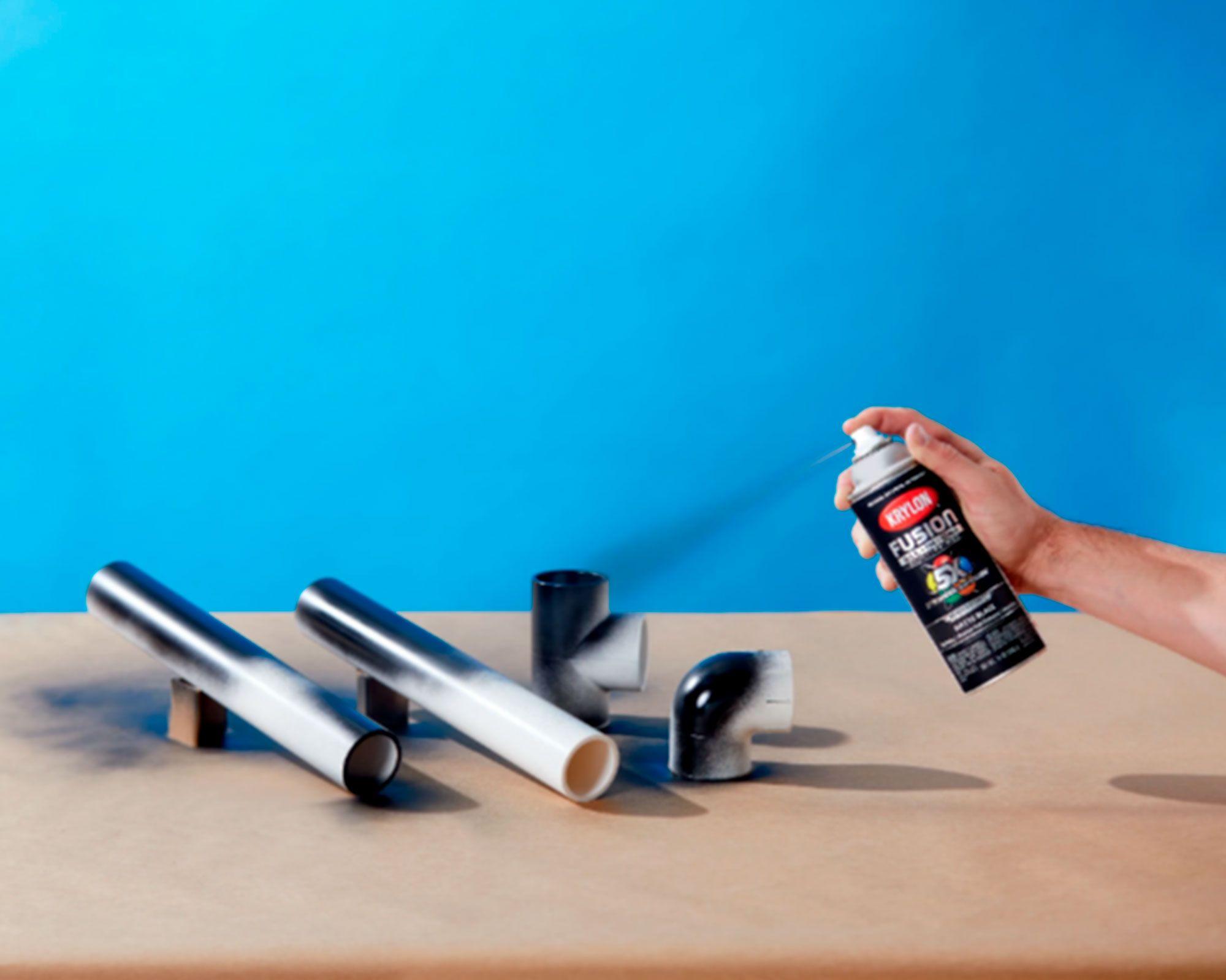 Pintura spray 340 ml Fusion 5X negro mate-2
