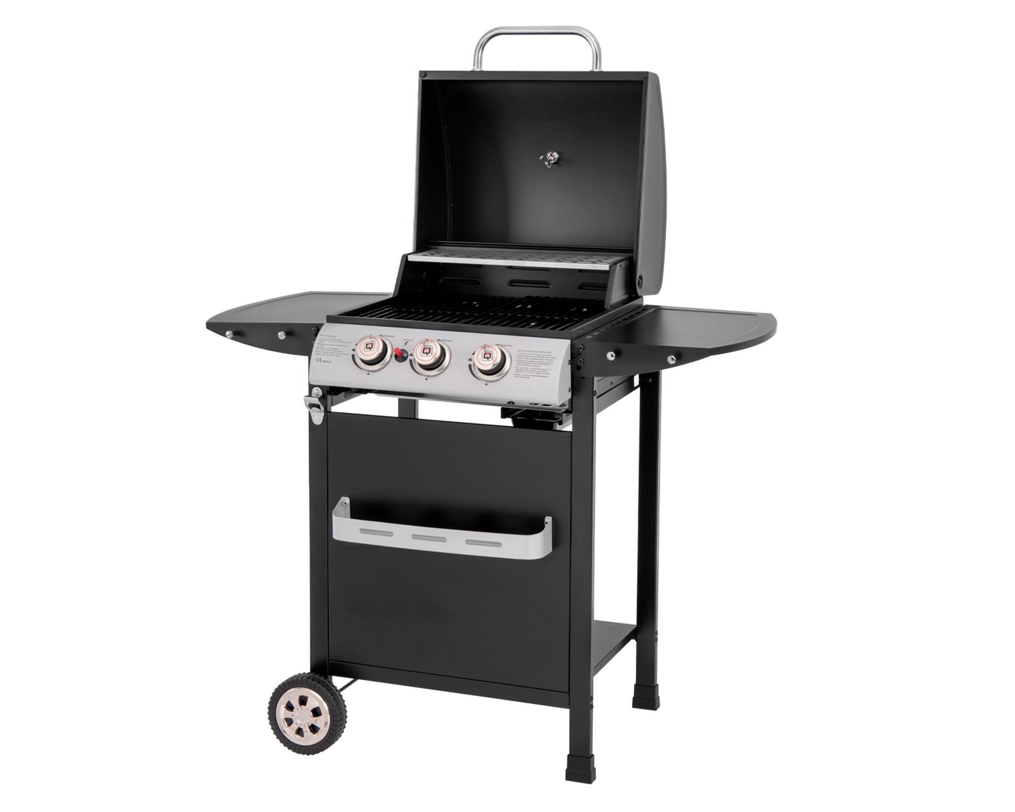 Parrilla gas Boston Pro 109 cm 3 quemadores-2