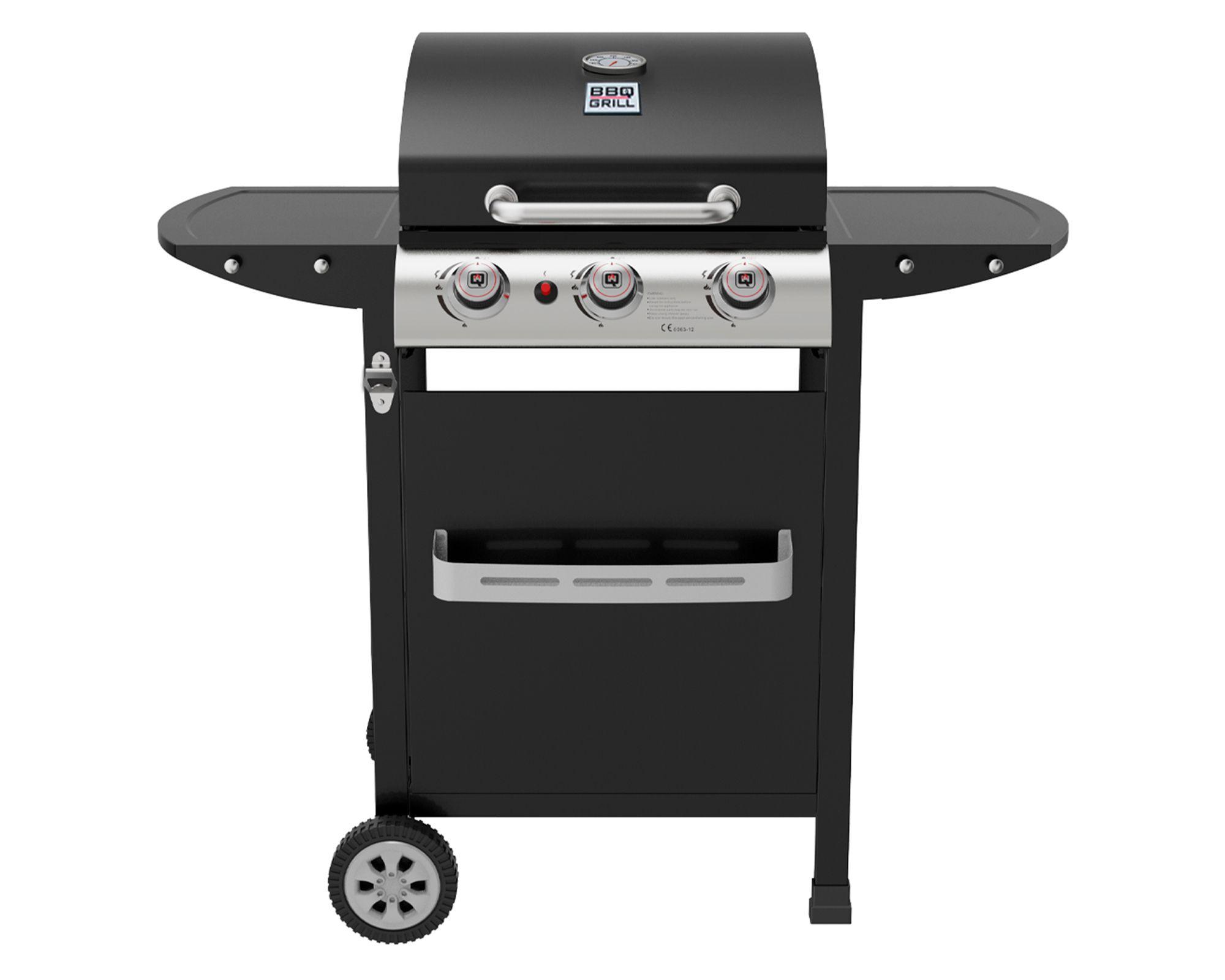 Parrilla gas Boston Pro 109 cm 3 quemadores-0
