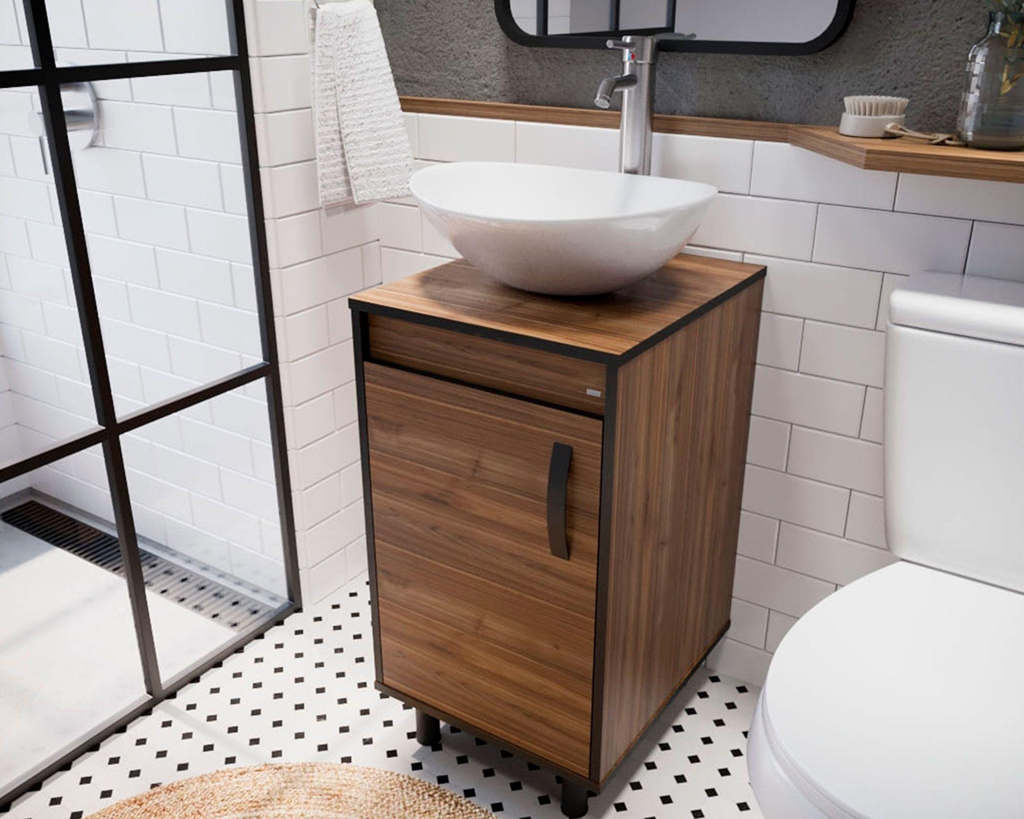 Mueble base vanitorio 40 cm 1 puerta Dustry gales-3