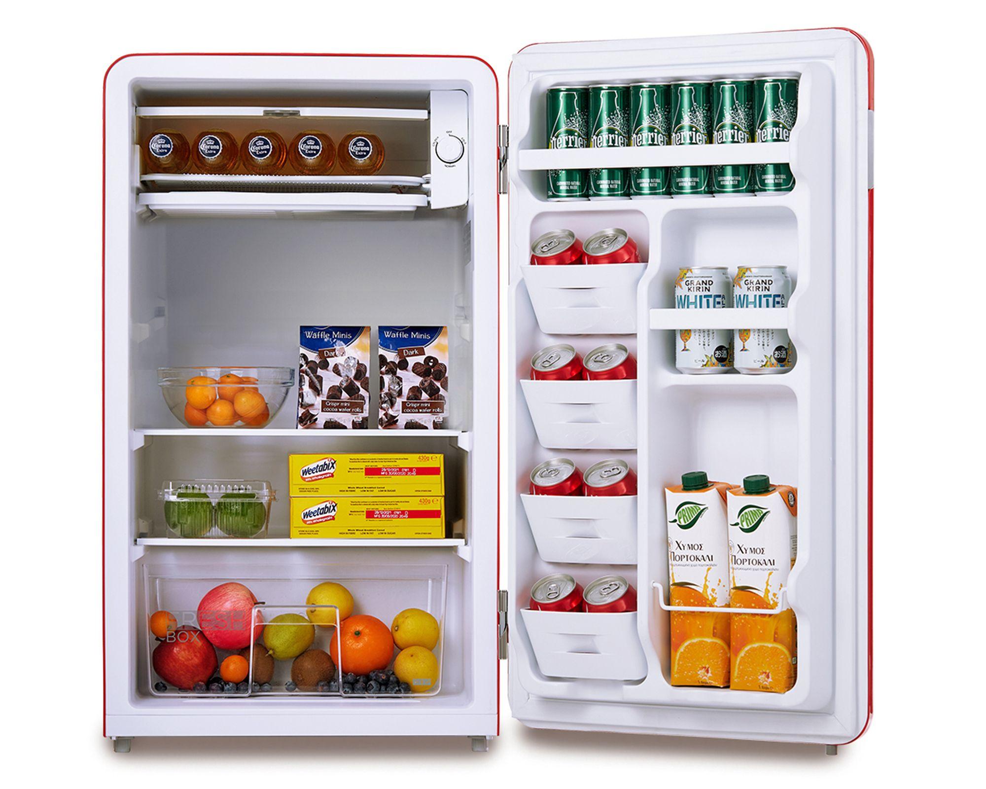Refrigerador minibar Frio Directo MDRD142FGE13 rojo 93 litros-2