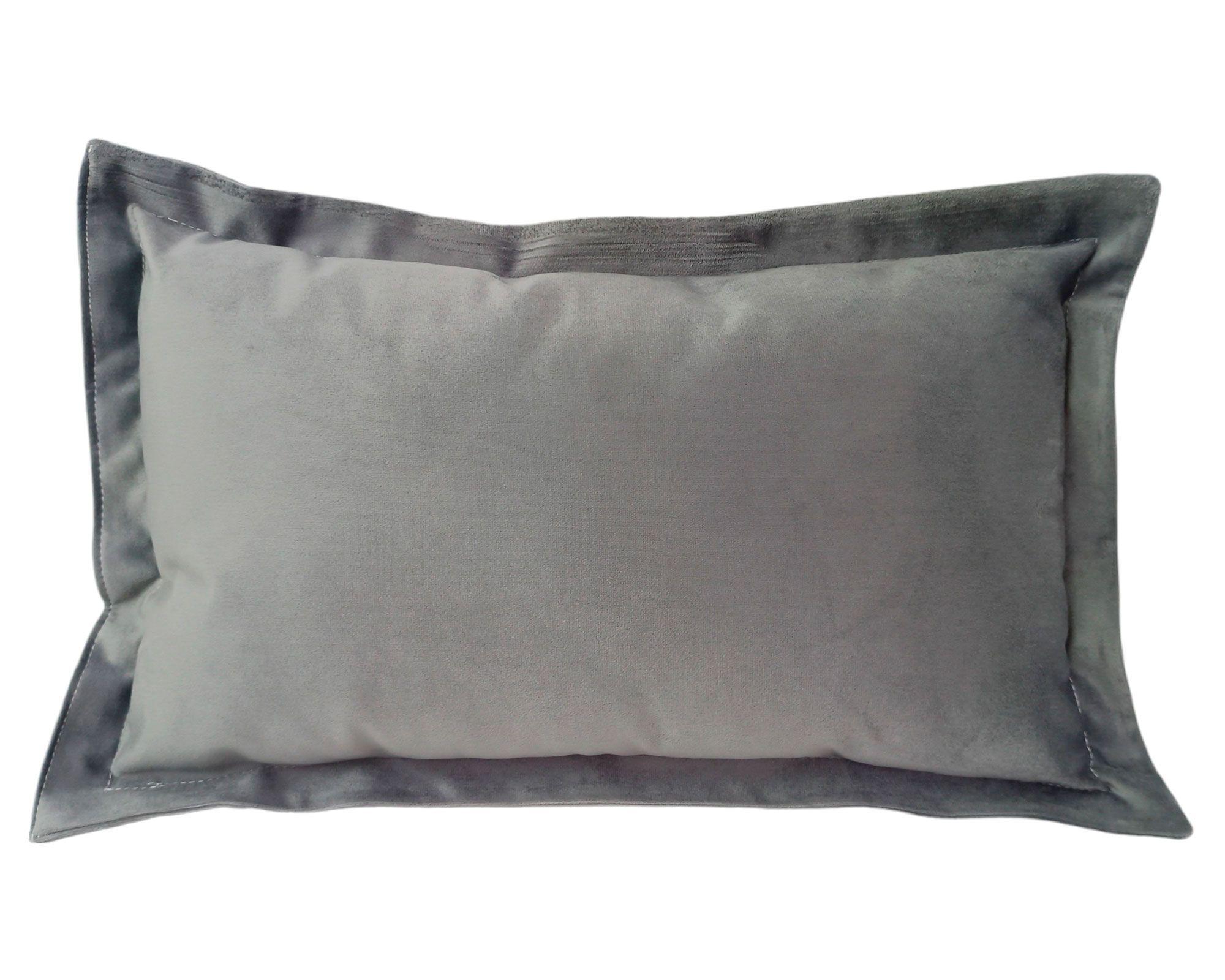 Cojín 35x35 cm gris-0