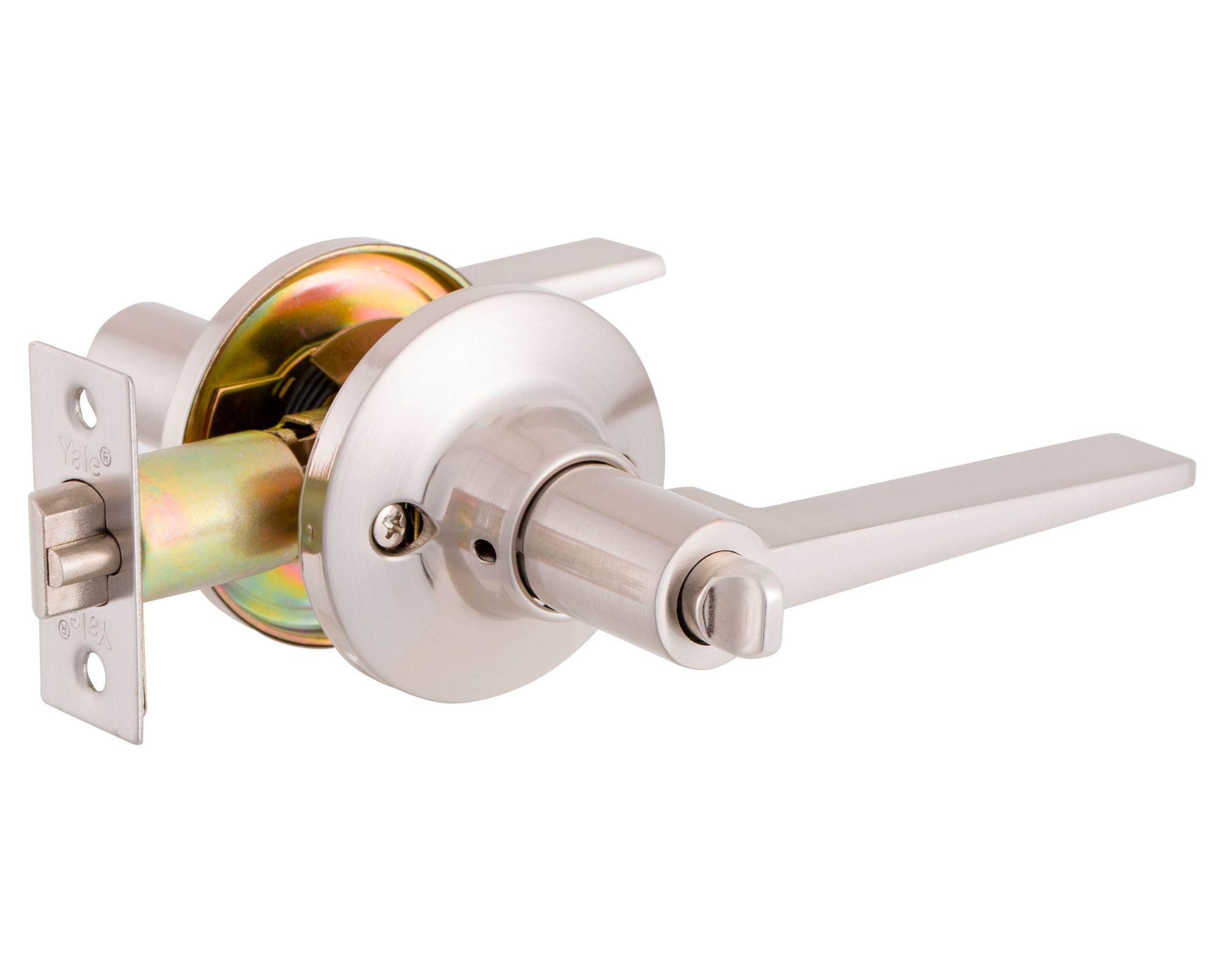 Cerradura tubular con manilla oficina/dormitorio Milano FX níquel satinado-1