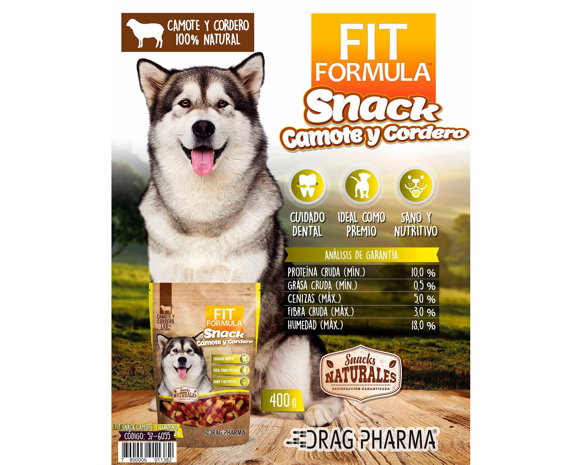 Snack perro todos los tamaños camote y cordero 400 g-2