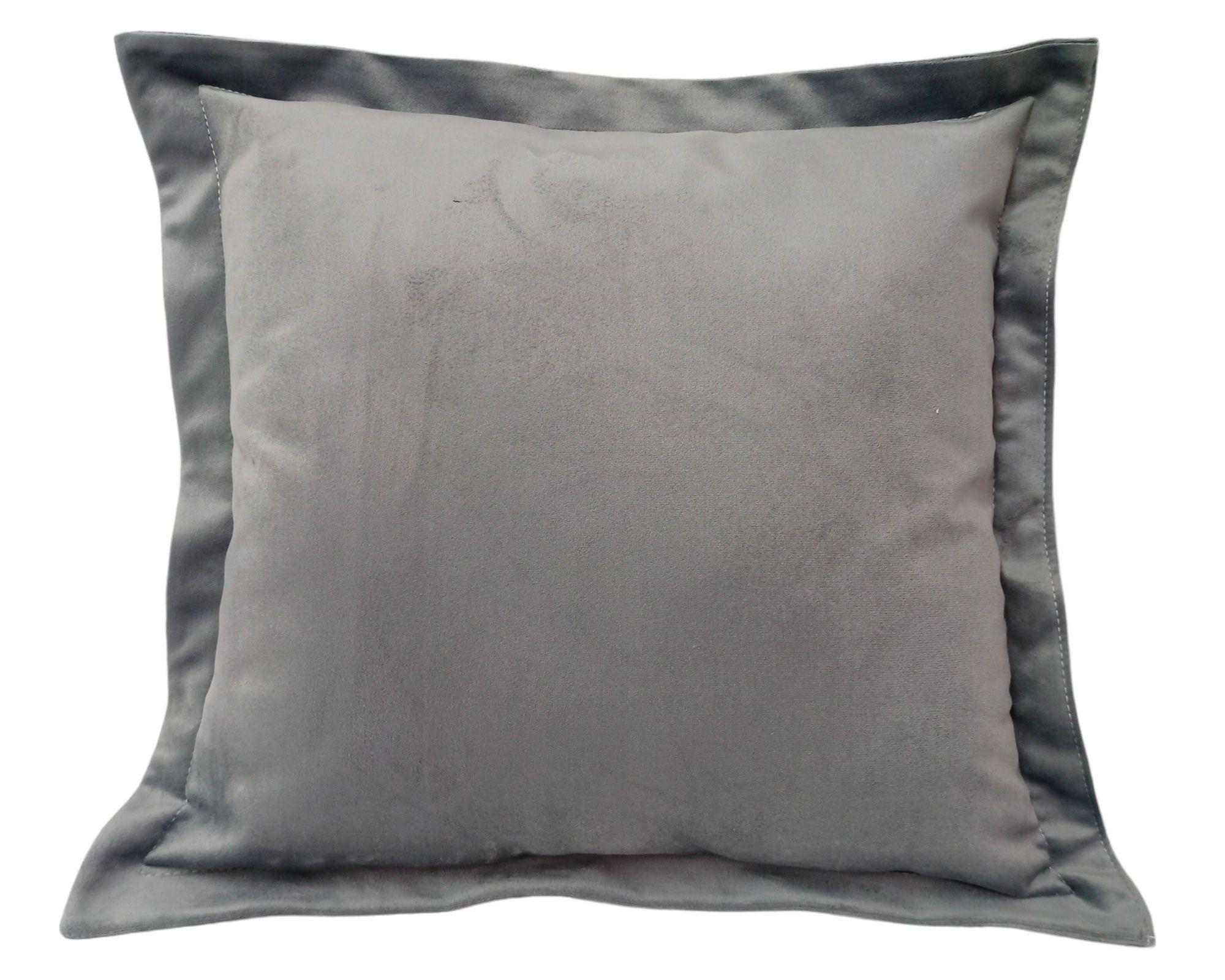 Cojín 90x60 cm gris-0