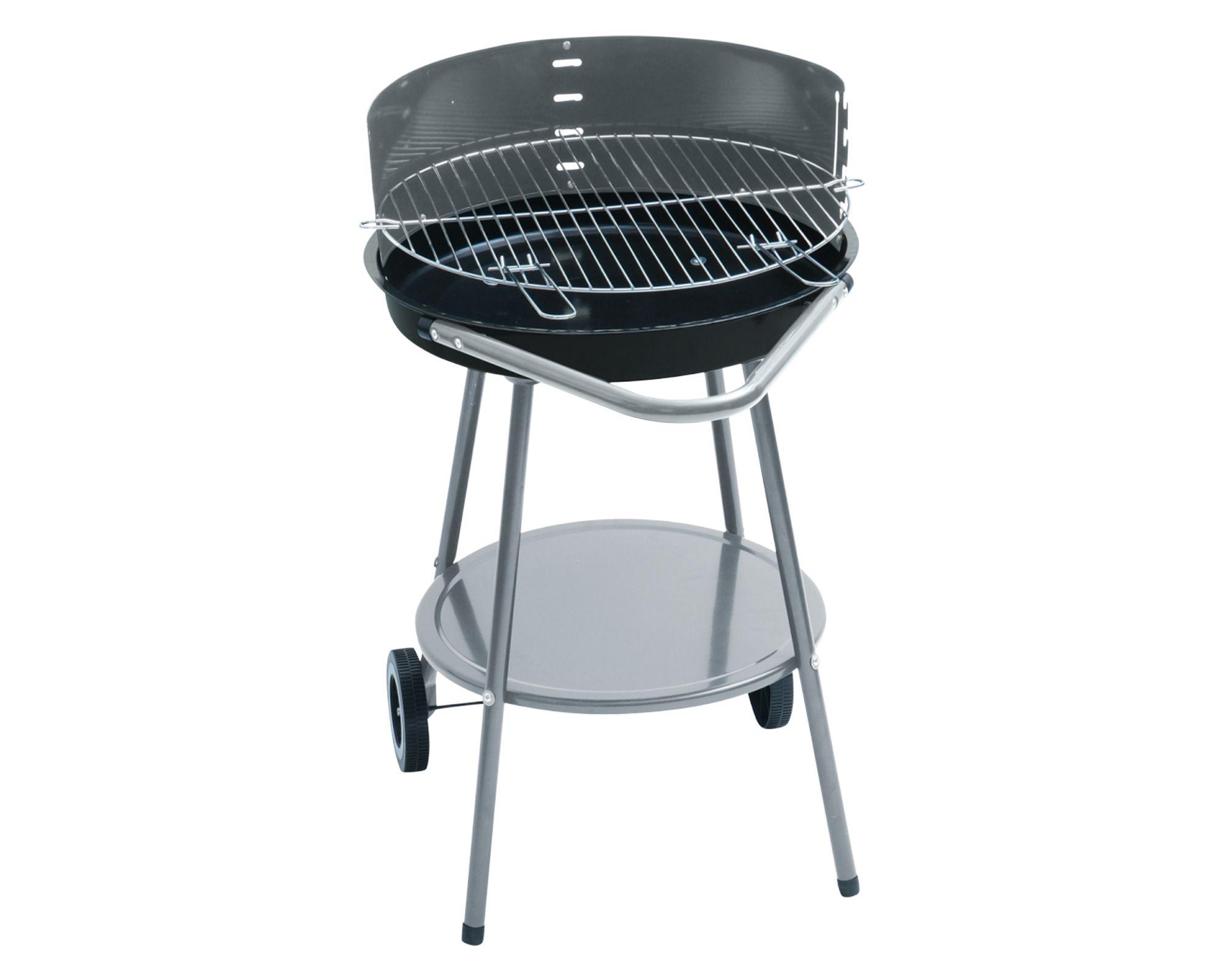 Parrilla a carbón Circular negro-1
