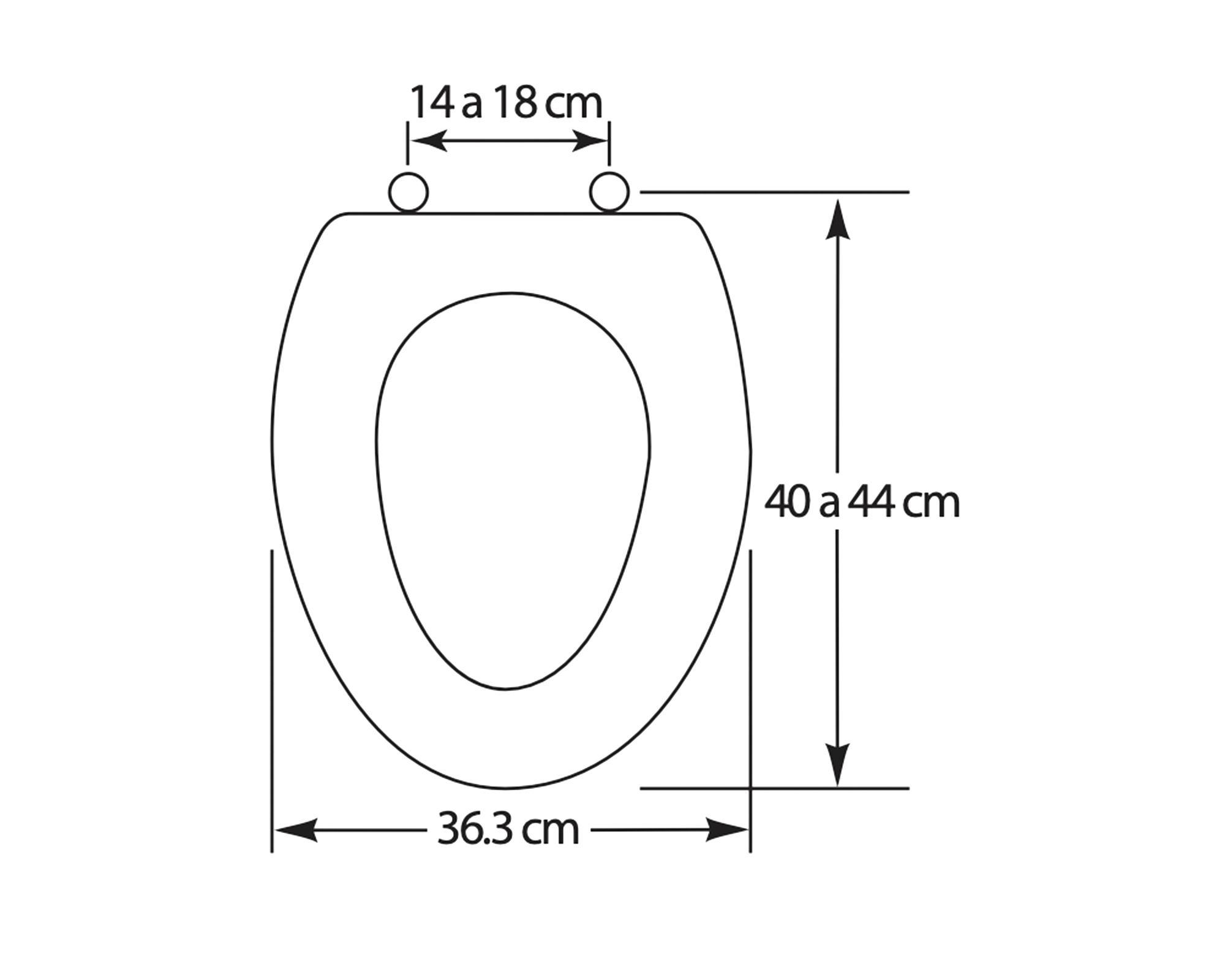 Asiento WC redondo 9150AR cierre normal urea coralink antibacterial-3
