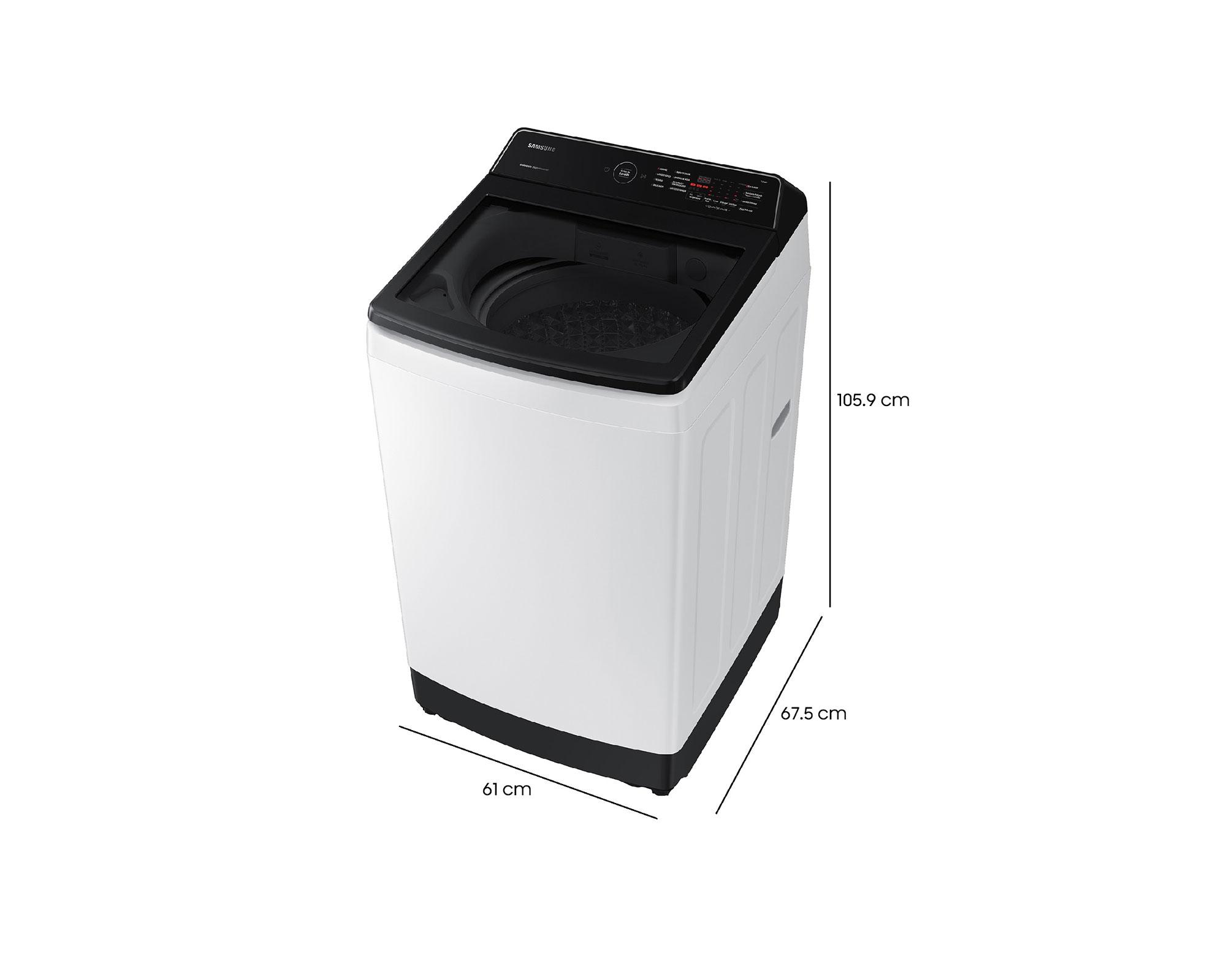 Lavadora WA13CG5441BWZS carga superior 13 kg blanco-4