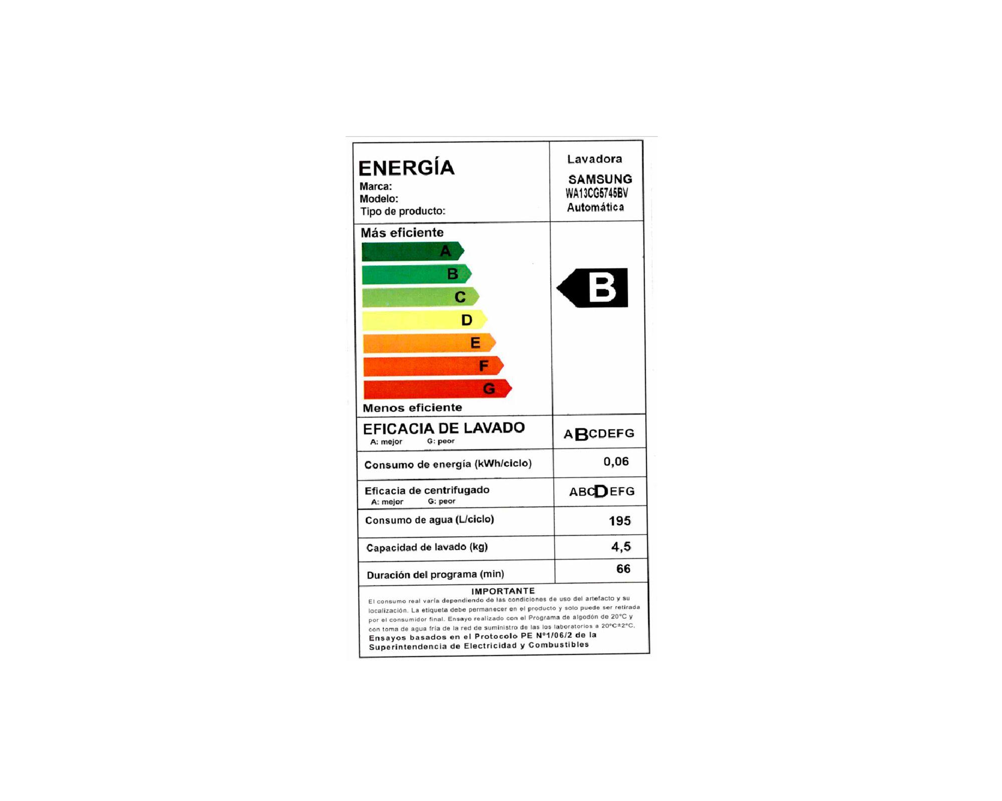 Lavadora WA13CG5441BWZS carga superior 13 kg blanco-6